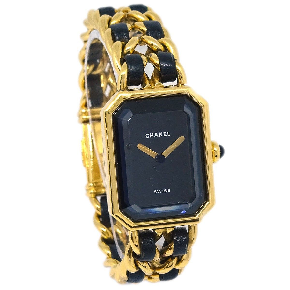 Chanel Chanel Premiere Rock Quartz Watch Plated Metal and Leather Size ONE SIZE - 1 Thumbnail
