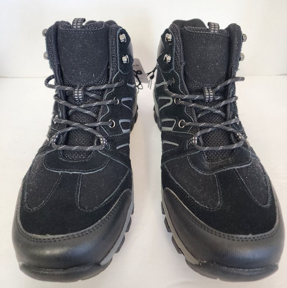 St. Johns Bay NWT St. John Bay's Midnight Black Warehouse Hiking Boots Size US 11 / EU 44 - 3 Thumbnail