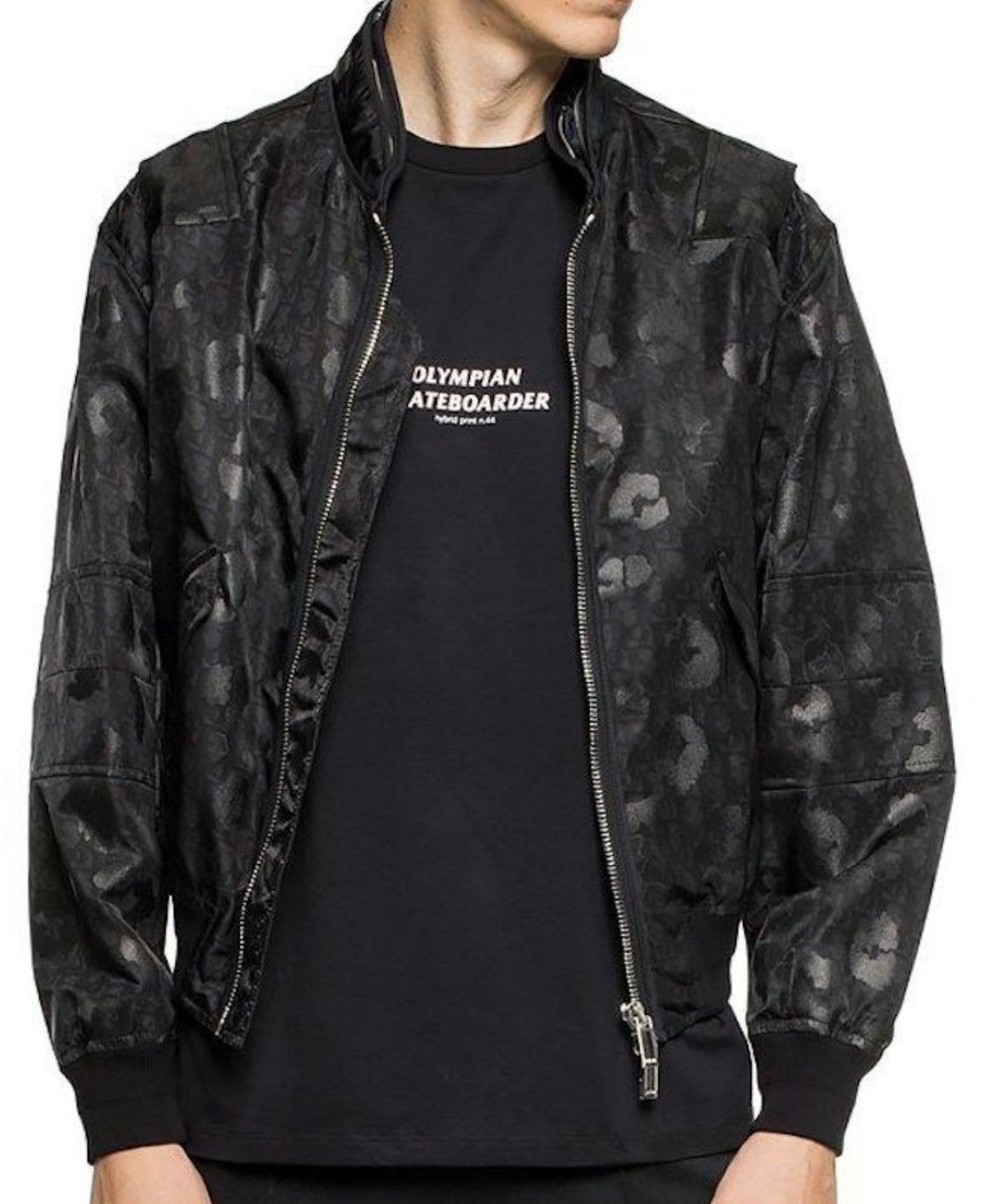 Dior DIOR men Safari Oblique Bomber Jacket Size US M / EU 48-50 / 2 - 16 Thumbnail