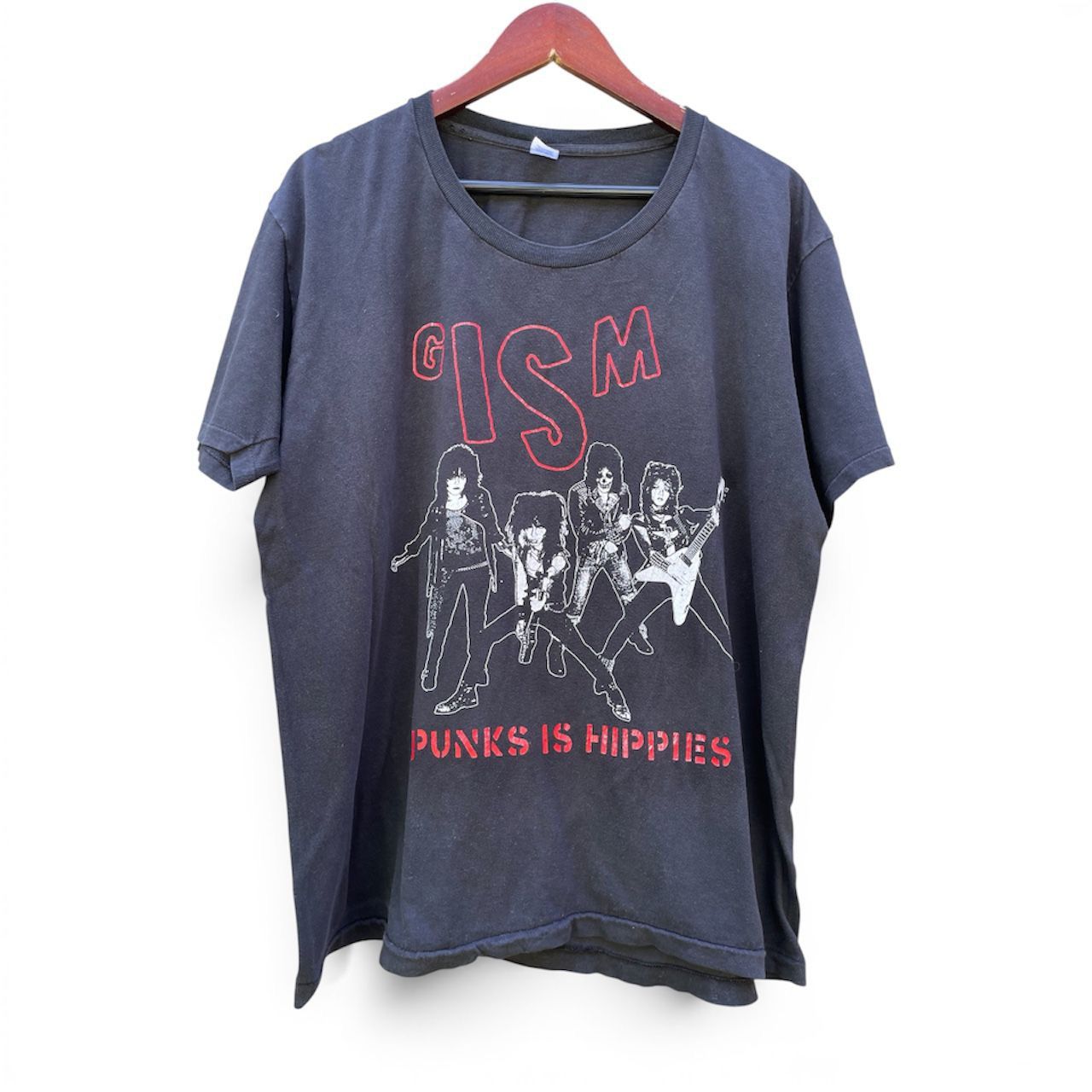 Band Tees GISM PUNK IS HIPPIES 80s Size US L / EU 52-54 / 3 - 1 Thumbnail