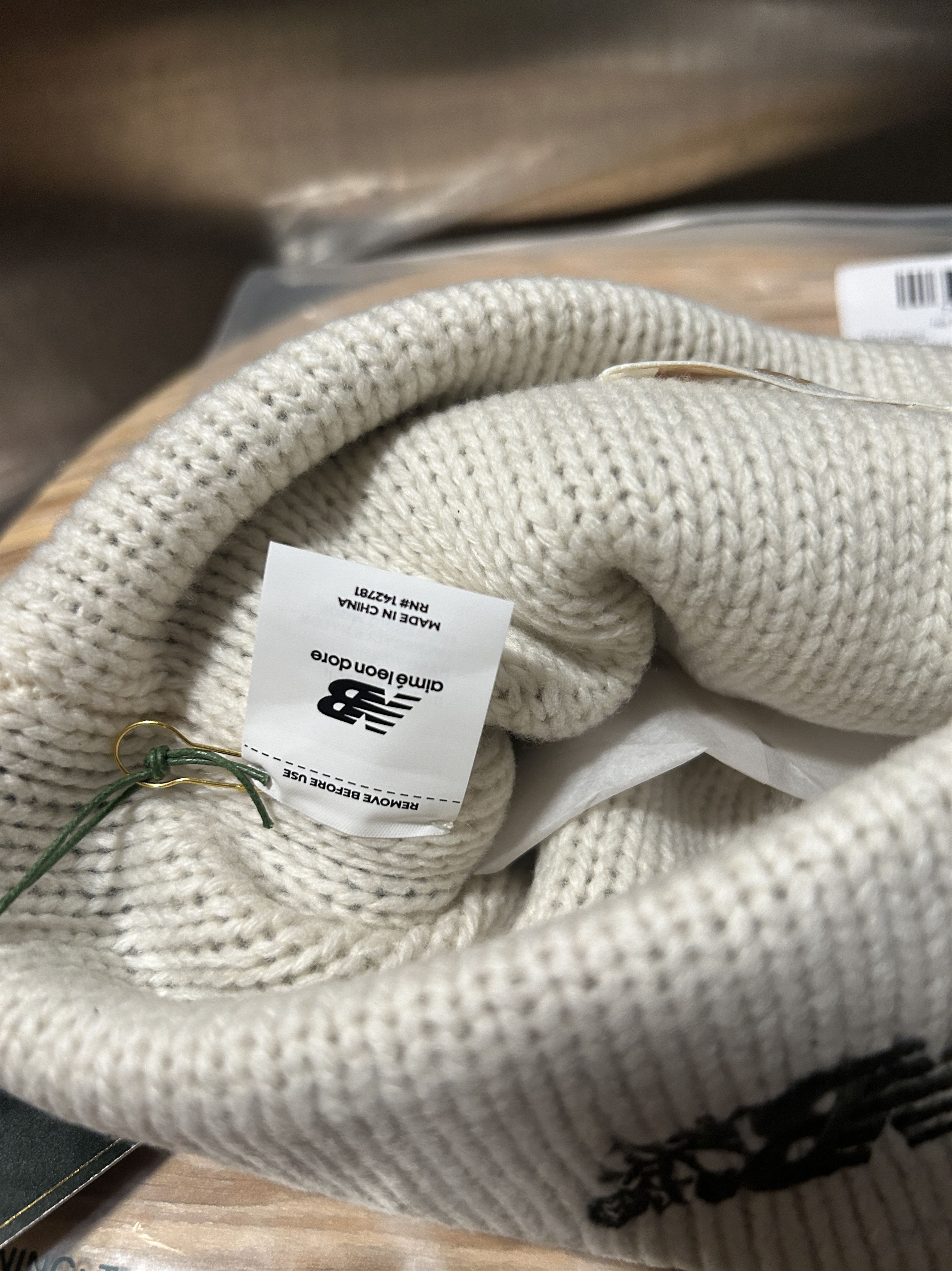 Aime Leon Dore × New Balance ALD / New Balance 997 Two Tone Wool Beanie Size ONE SIZE - 6 Thumbnail
