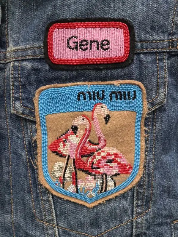 Miu Miu Miu Miu Blue Denim Jacket with Fur Collar . Size XS / US 0-2 / IT 36-38 - 4 Thumbnail