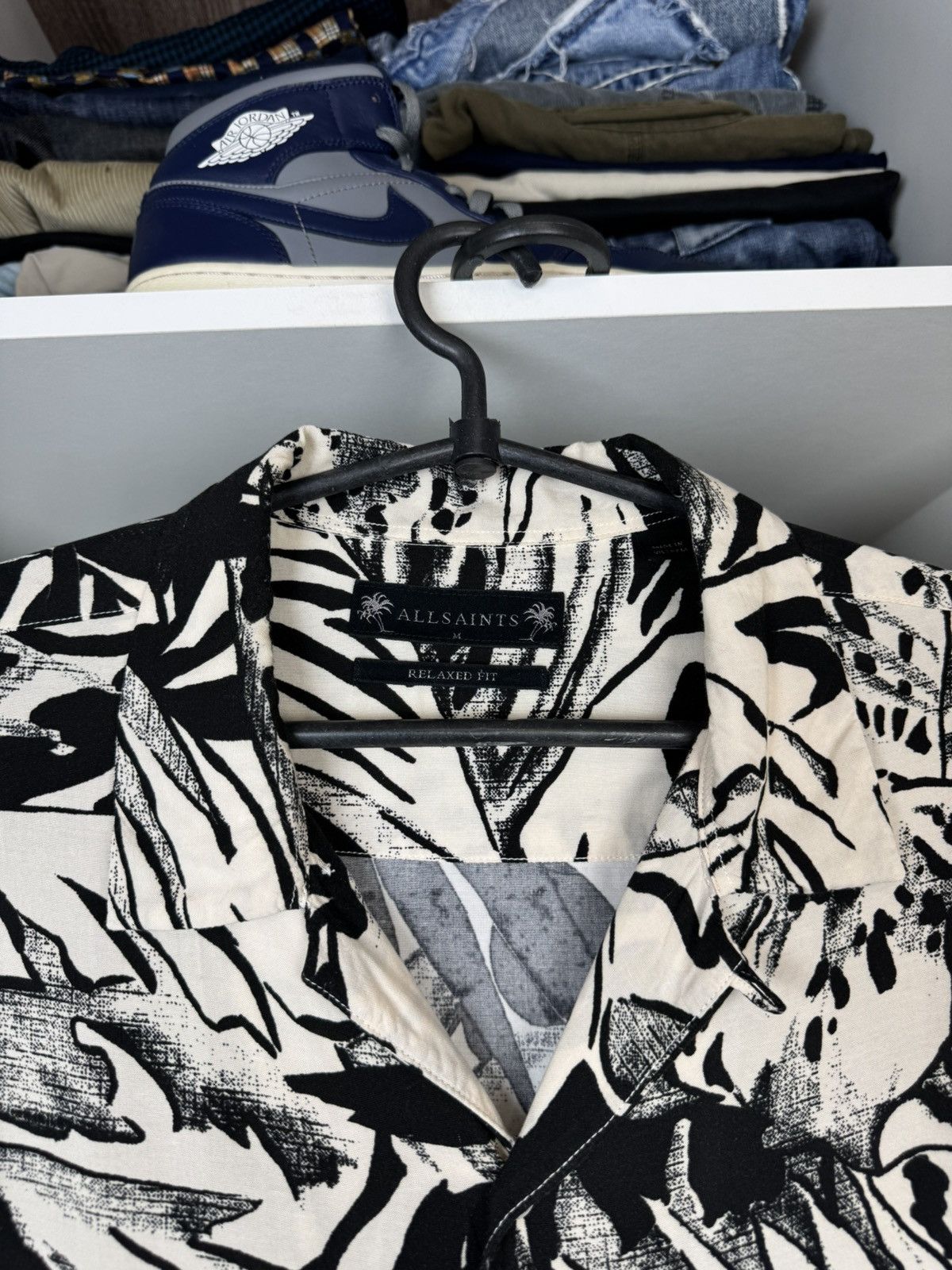 Allsaints AllSaints Lanai Short Sleeve Shirt Relaxed Fit Size US M / EU 48-50 / 2 - 2 Thumbnail