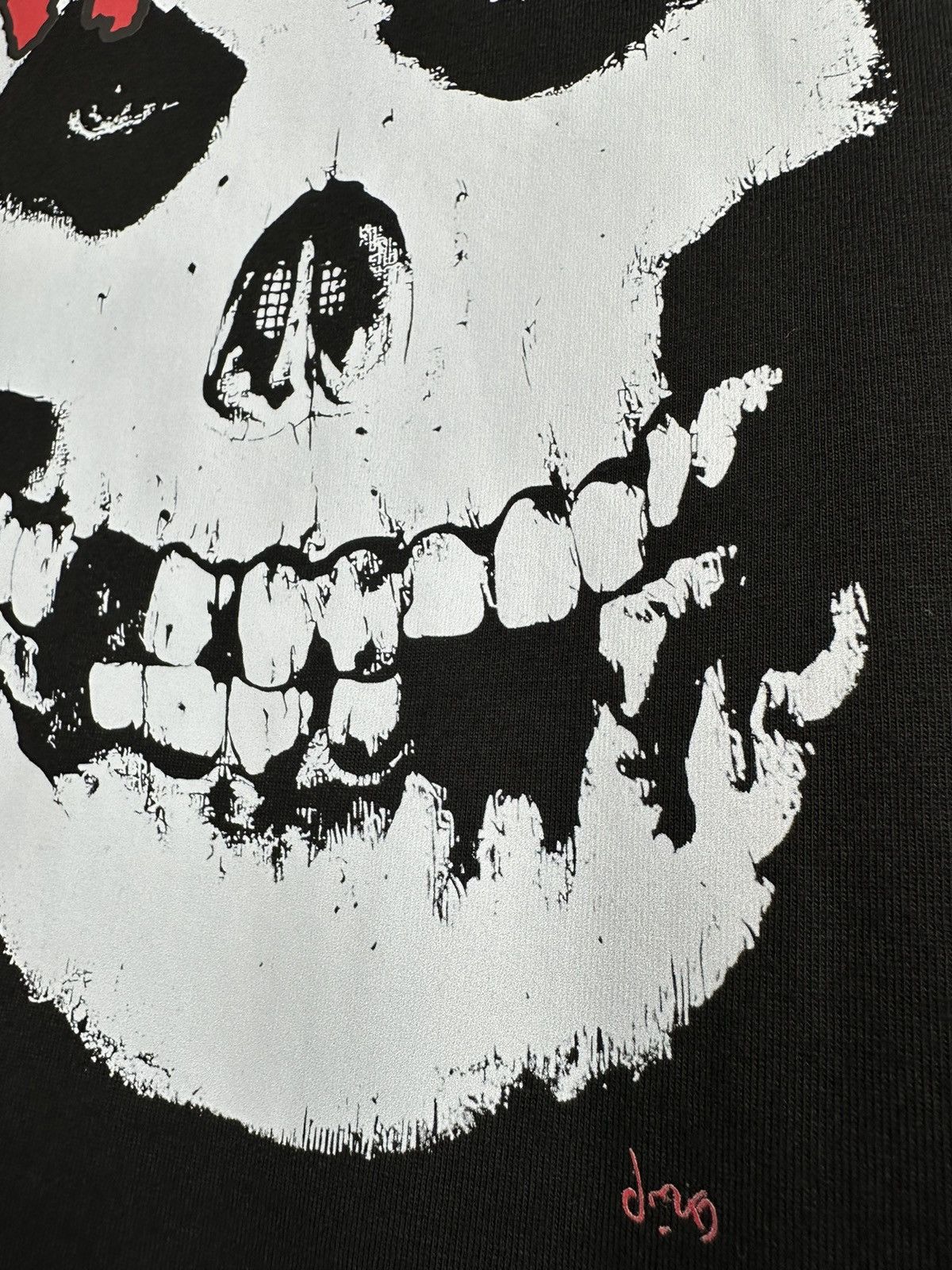 Band Tees × Misfits Misfits Skull Graphic Punk Band Tshirt Men Black L Big logo Size US L / EU 52-54 / 3 - 10 Thumbnail