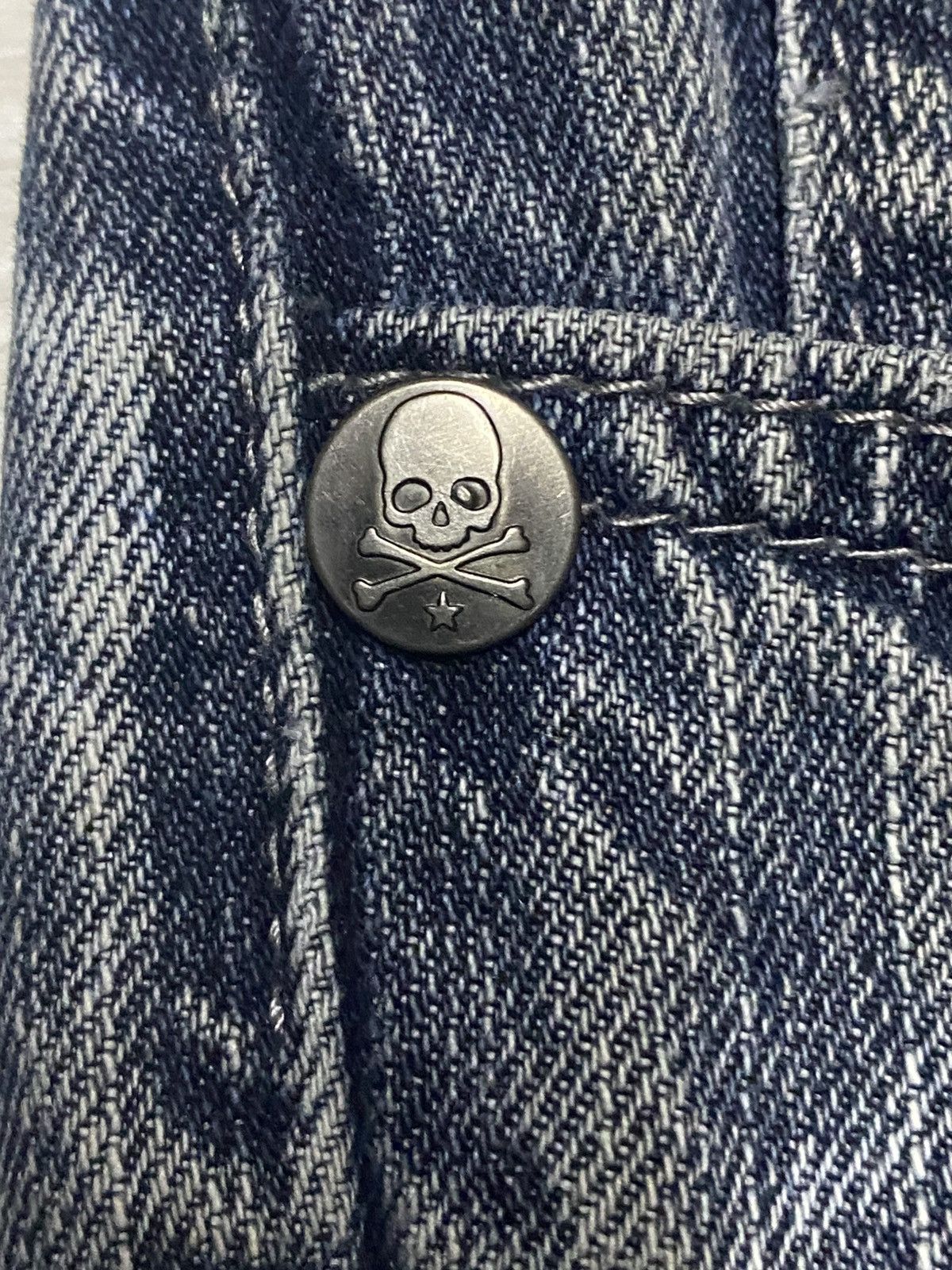 Hysteric Glamour Vintage Japanese Brand Skull Spider Embroidery Loose Size US 32 / EU 48 - 13 Thumbnail