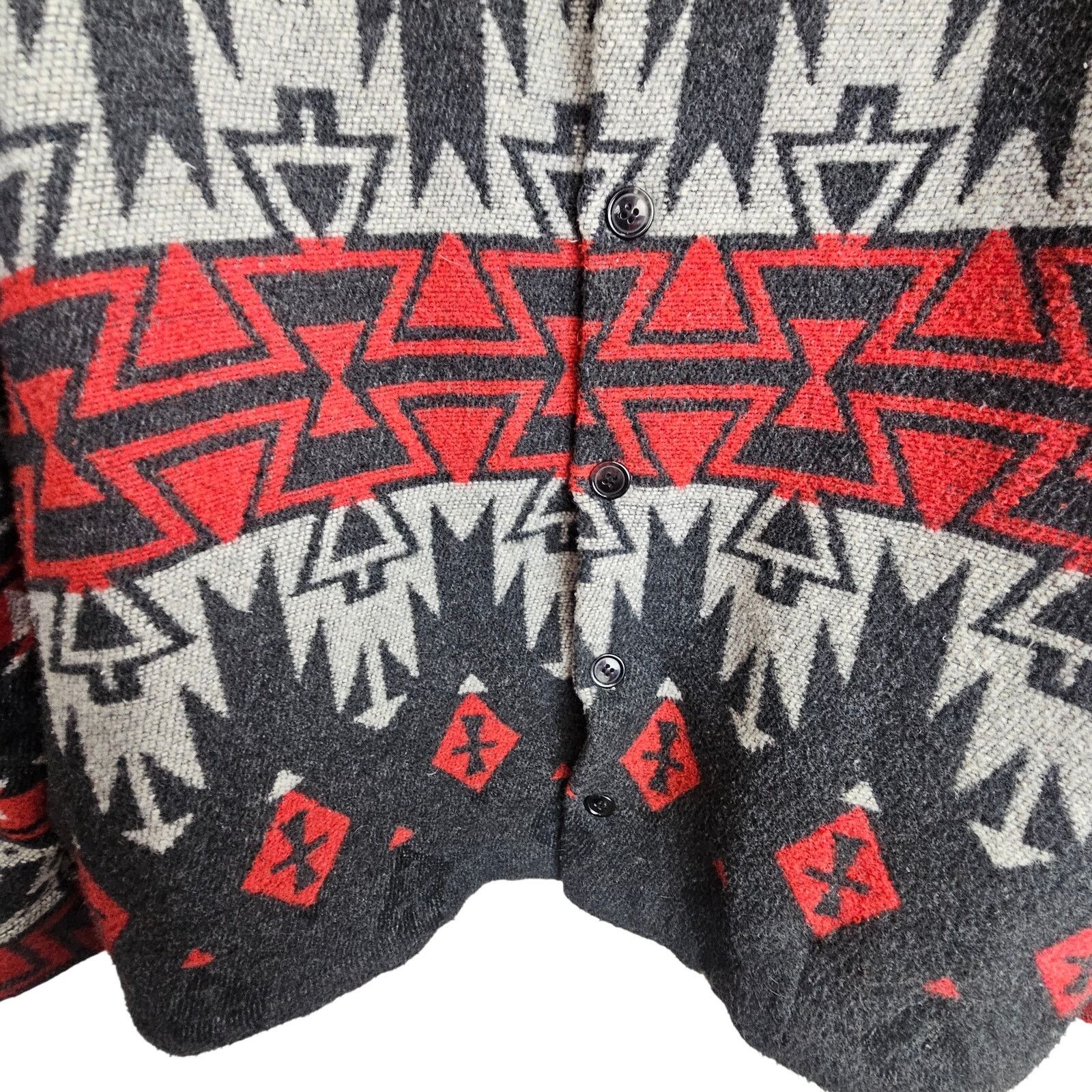 True Grit True Grit Big Mesa Chimayo Aztec Southwestern Wool Jacket Size US L / EU 52-54 / 3 - 3 Thumbnail
