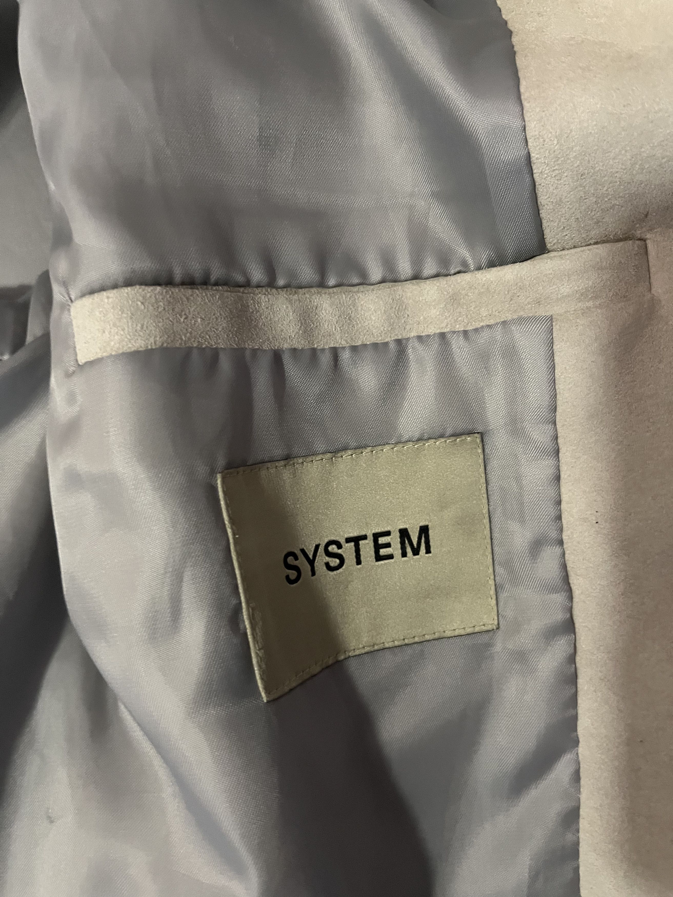 System Beige Faux-Suede Jacket Size US M / EU 48-50 / 2 - 5 Thumbnail