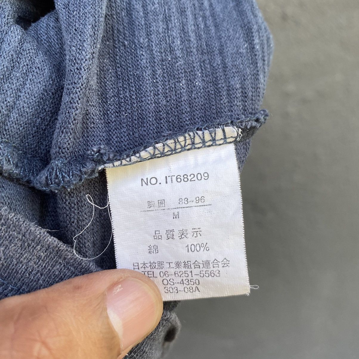 Japanese Brand Thrashed Faded Vintage Y2K Giesha ERD GRUNGE GRAIL OG TEE Size US M / EU 48-50 / 2 - 8 Thumbnail