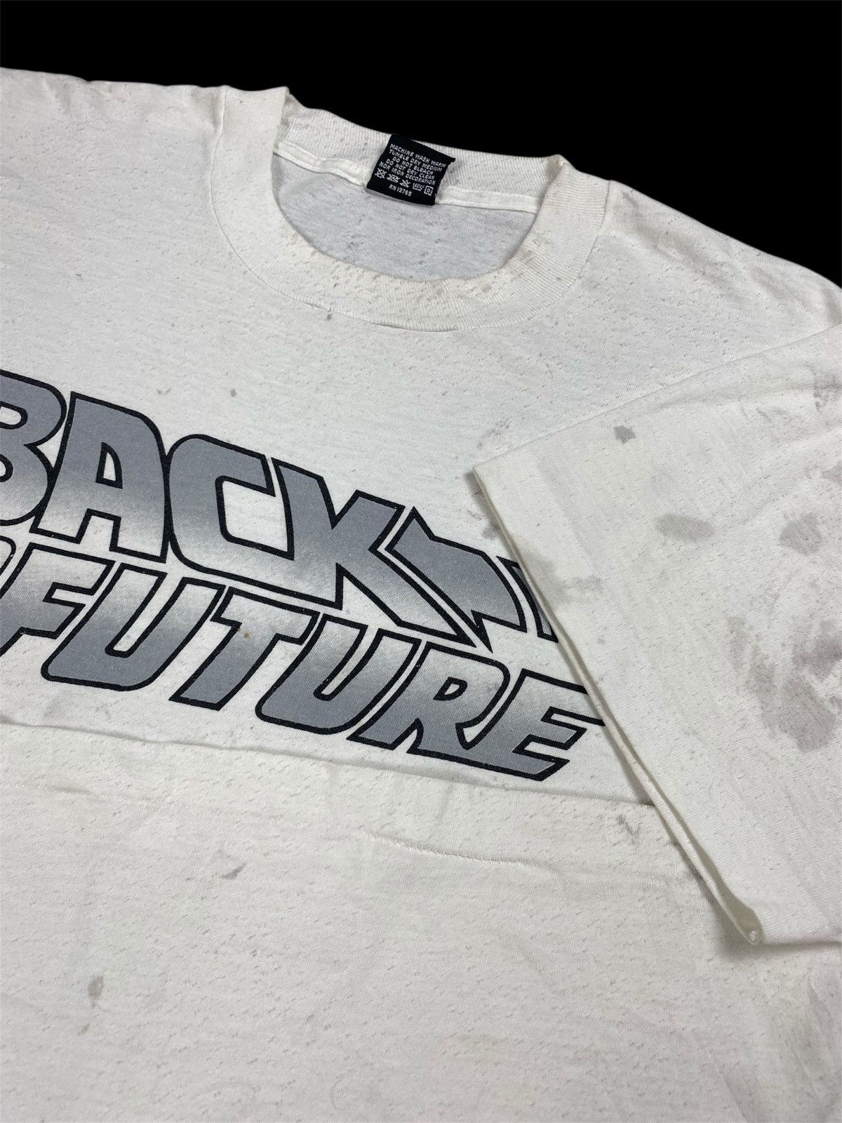 Vintage Vintage Back To The Future 1985s Movie T-Shirt Size US XL / EU 56 / 4 - 13 Thumbnail