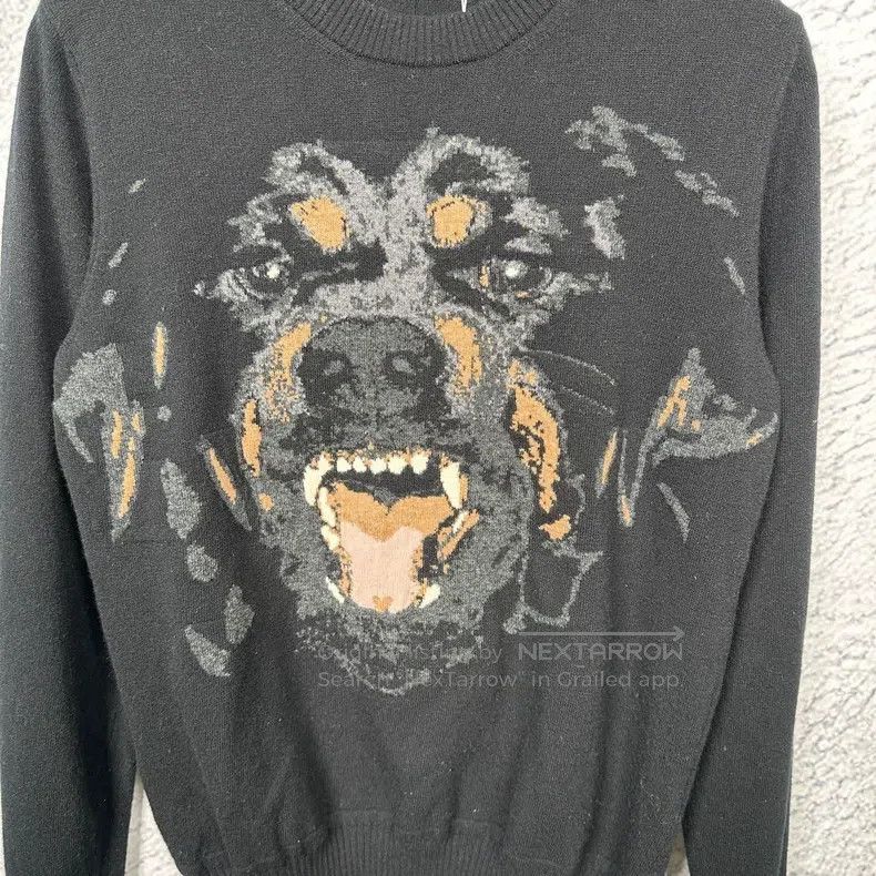 Givenchy Givenchy Classic dog head wool knit sweater crewneck Size US XS / EU 42 / 0 - 3 Thumbnail