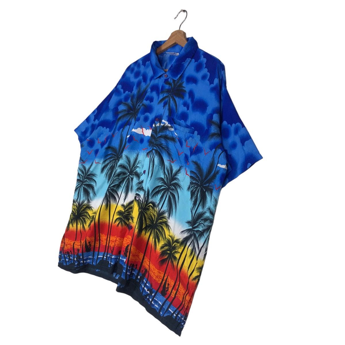 Japanese Brand Vintage Hawaii Shirt Button Over Print Rima Toyo Enterprise Size US XXL / EU 58 / 5 - 2 Thumbnail