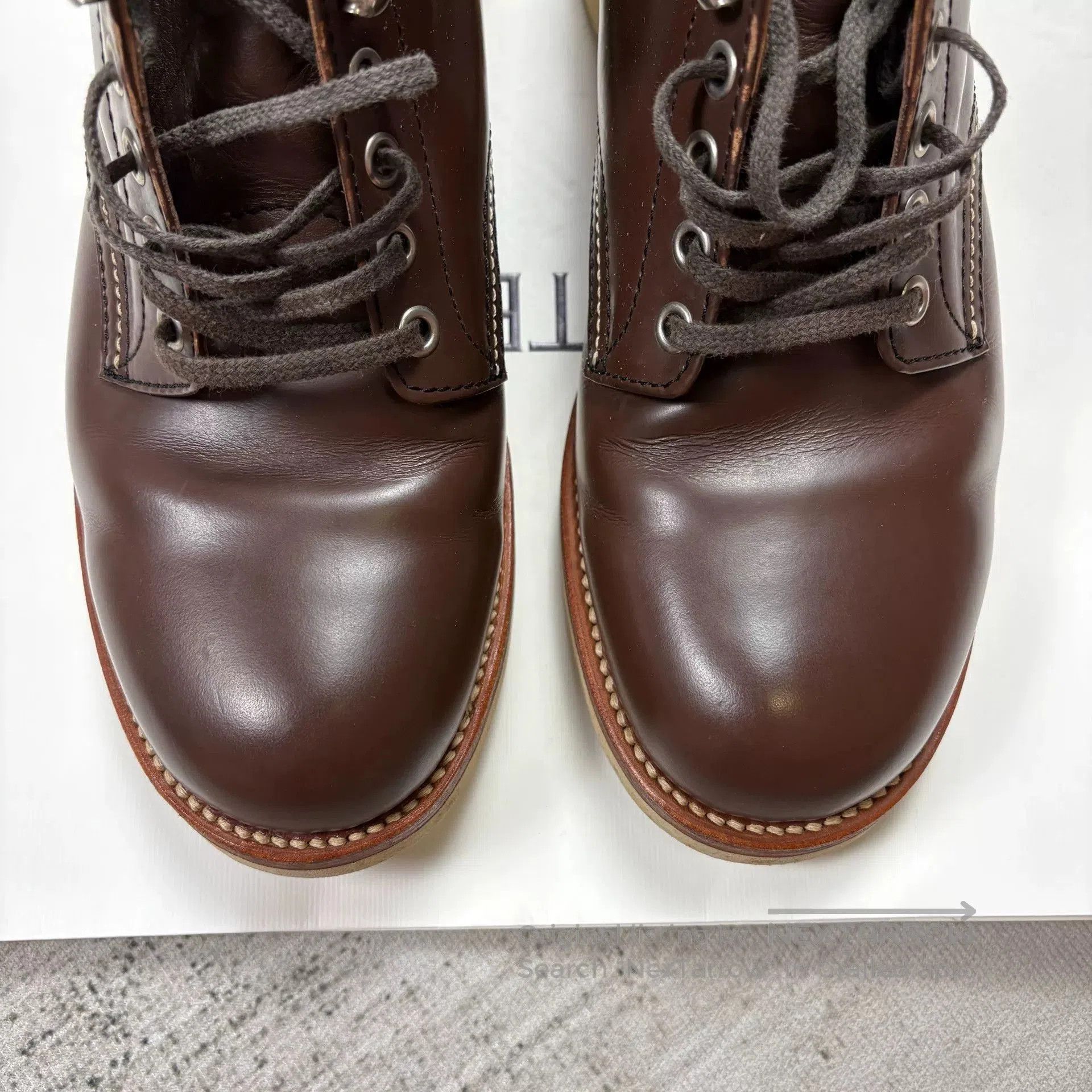 The Real McCoy's Real McCoy Horsehide Work Boots. Size US 9.5 / EU 42-43 - 2 Thumbnail