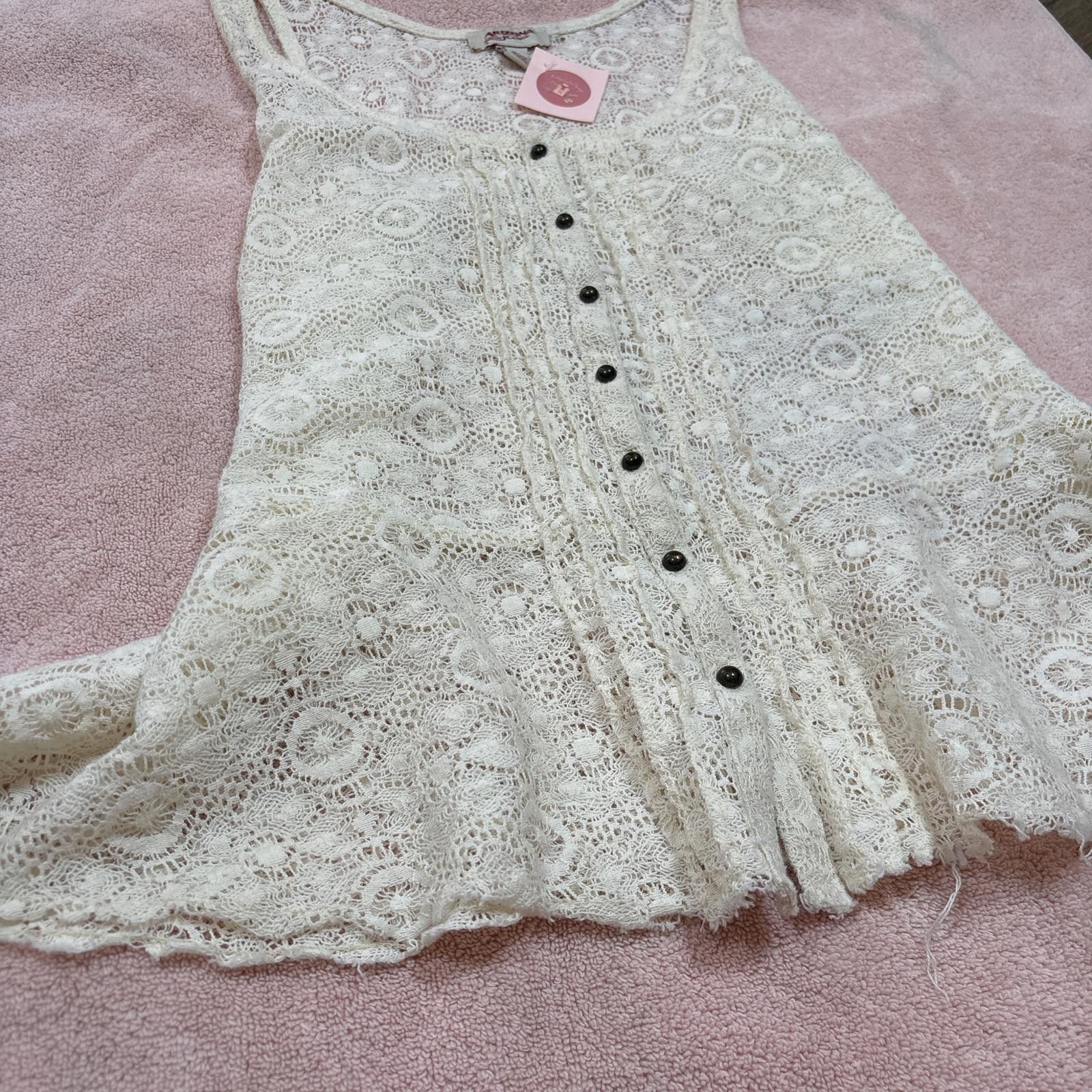 Arizona Jean Co. vintage arizona crochet cottage core top Size XL / US 12-14 / IT 48-50 - 4 Thumbnail