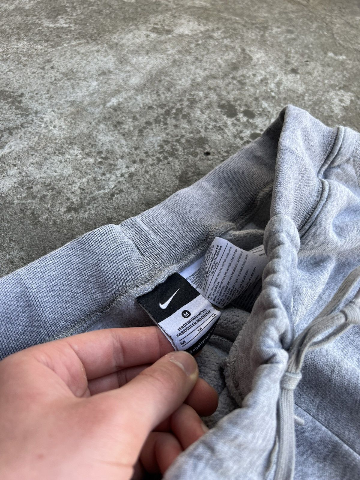 Nike × Vintage Crazy Vintage Y2K/2000s Baggy Light Grey Nike Sweatpants Size US 32 / EU 48 - 6 Thumbnail