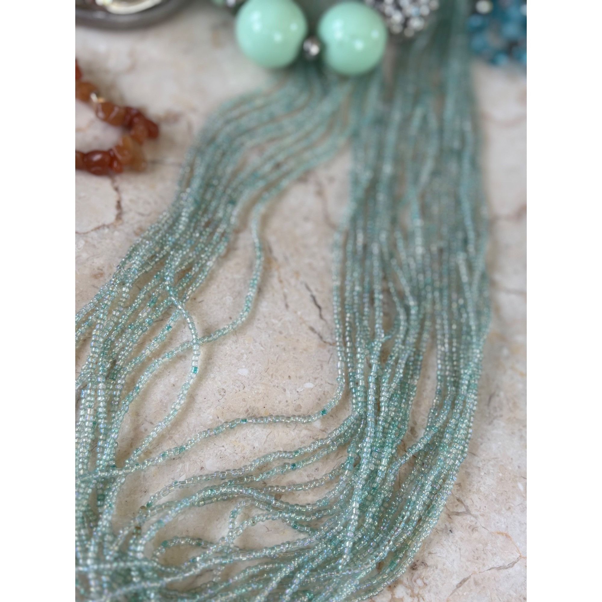 Other Spring/Summer PastelColorful Beaded & Gemstone Statement Ne Size ONE SIZE - 10 Thumbnail