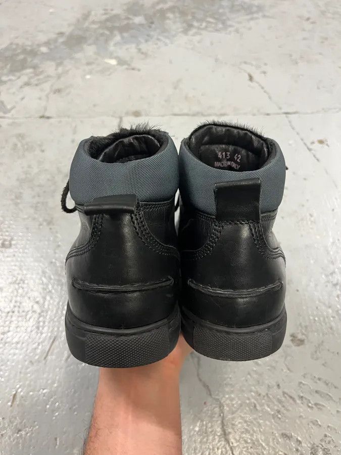 Dsquared2 Dsquared2 Black Fur Leather Shoes Size US 9 / EU 42 - 5 Thumbnail