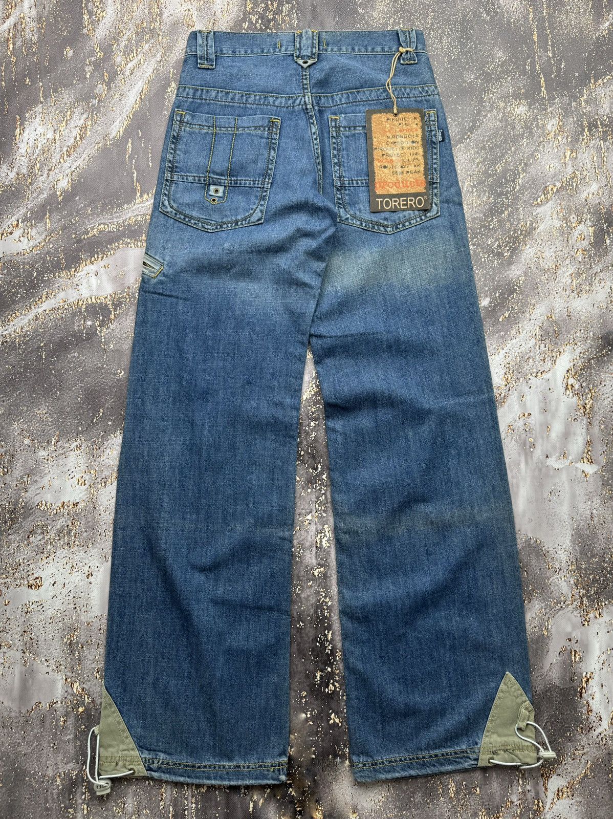 Japanese Brand × Vintage Vintage Wide Bondage Jeans Size 30" / US 8 / IT 44 - 8 Thumbnail