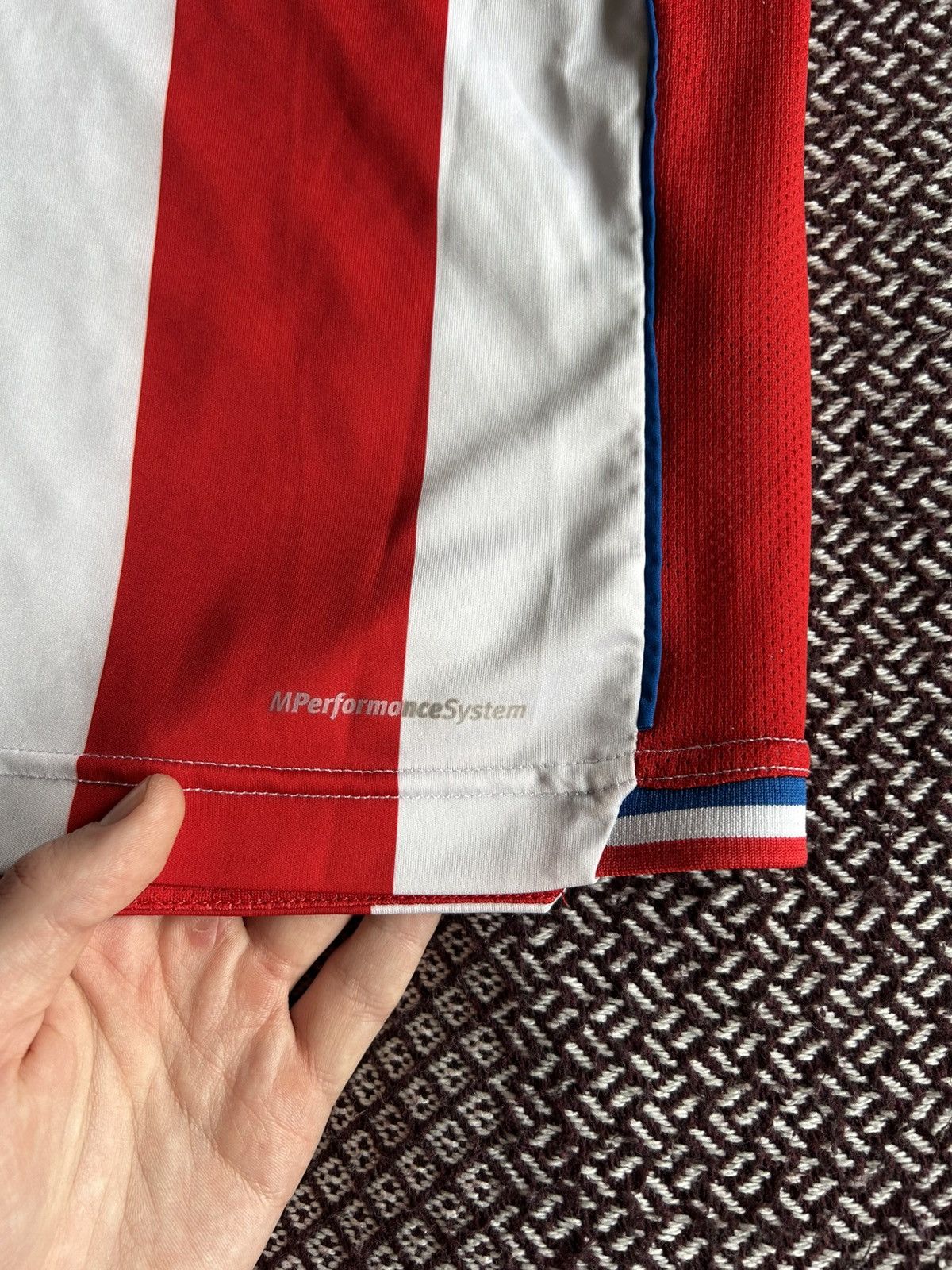 Vintage Stoke City England Home Soccer Jersey Stripes Size XL Size US XL / EU 56 / 4 - 5 Thumbnail