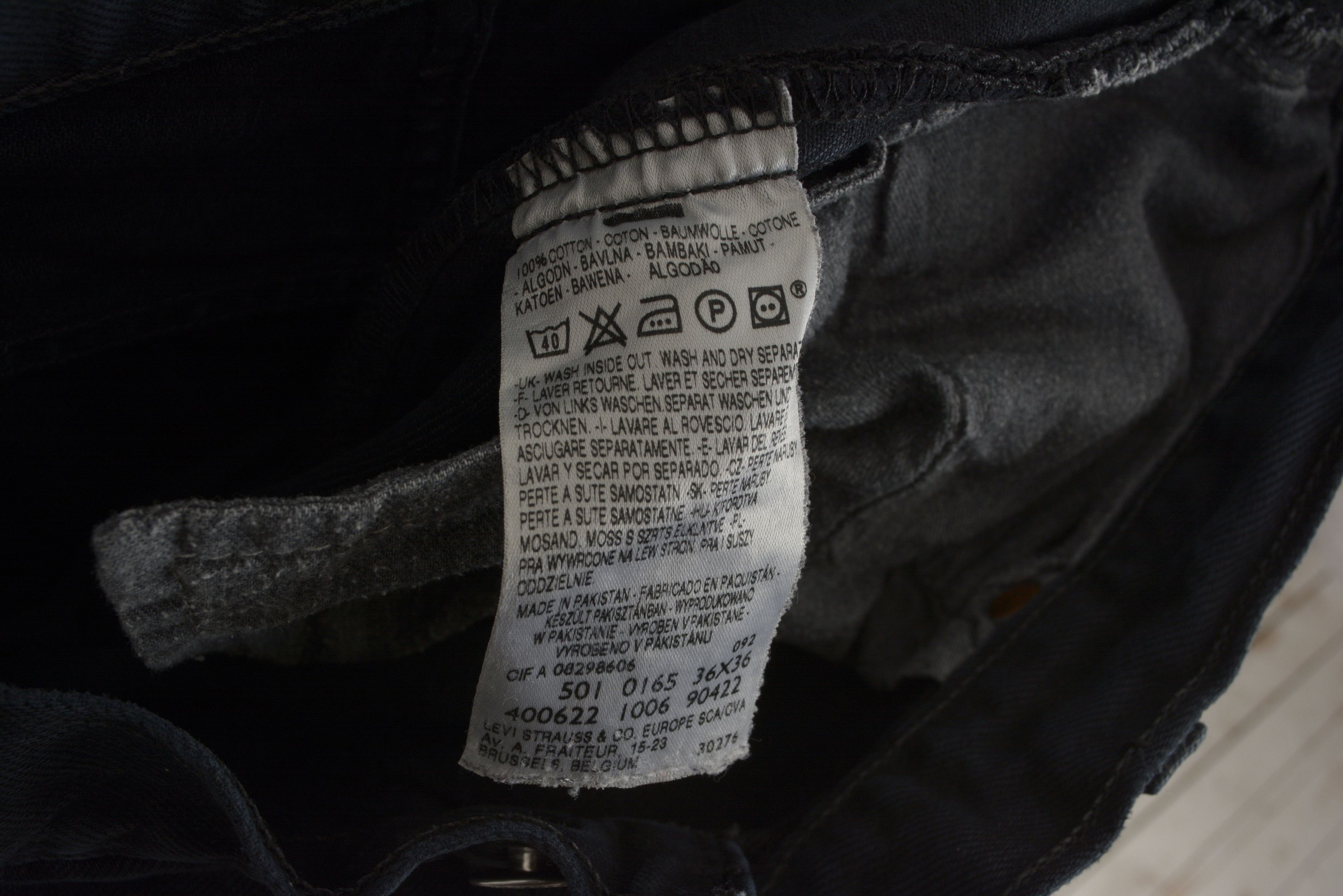 Levi's LEVI'S STRAUSS 501 Vintage 2006 Men's W36 L36 Black Jeans Size US 36 / EU 52 - 9 Thumbnail