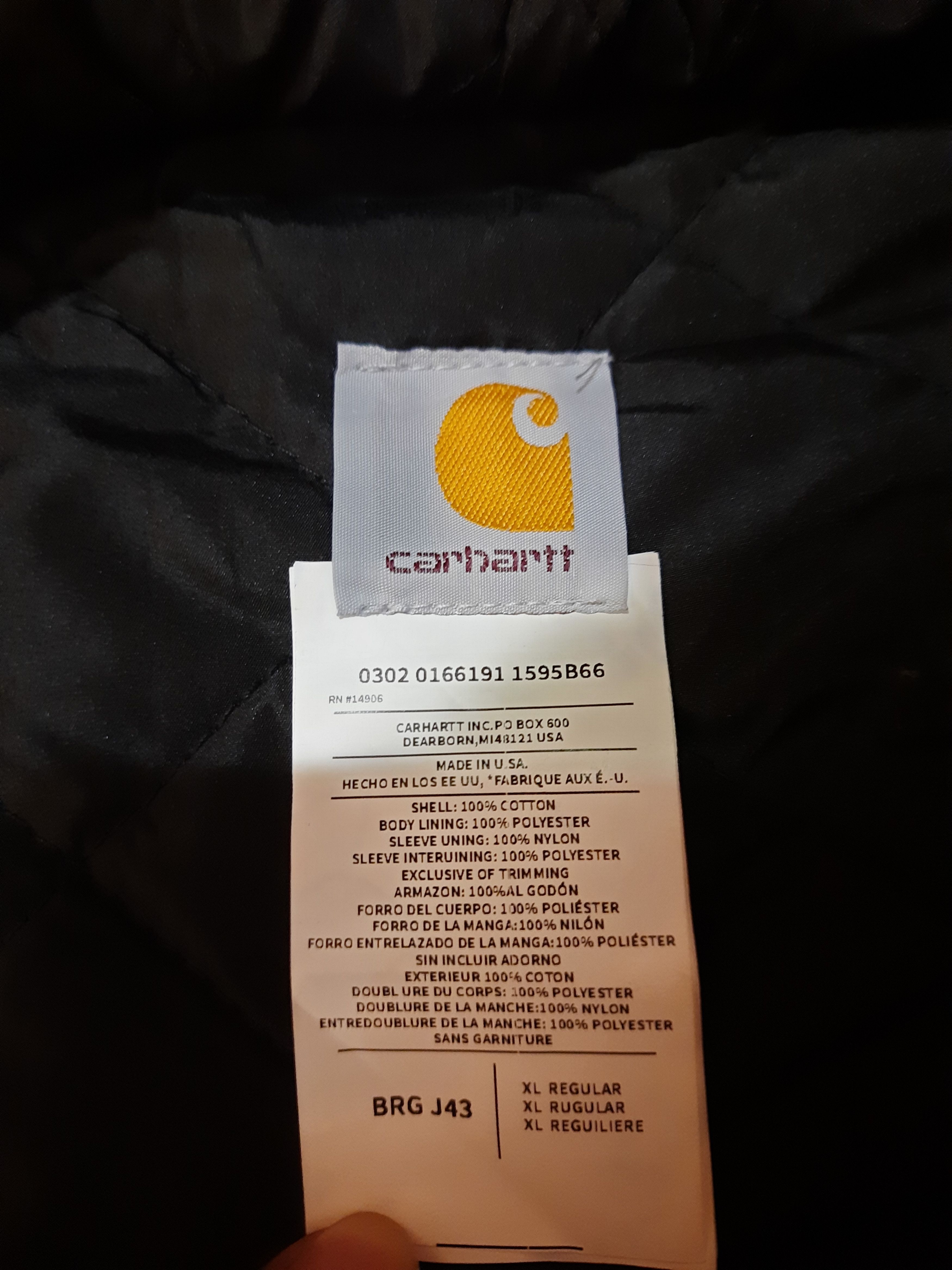Carhartt Carhartt Denim Light Jacket Bomber Parka Size US XL / EU 56 / 4 - 10 Thumbnail