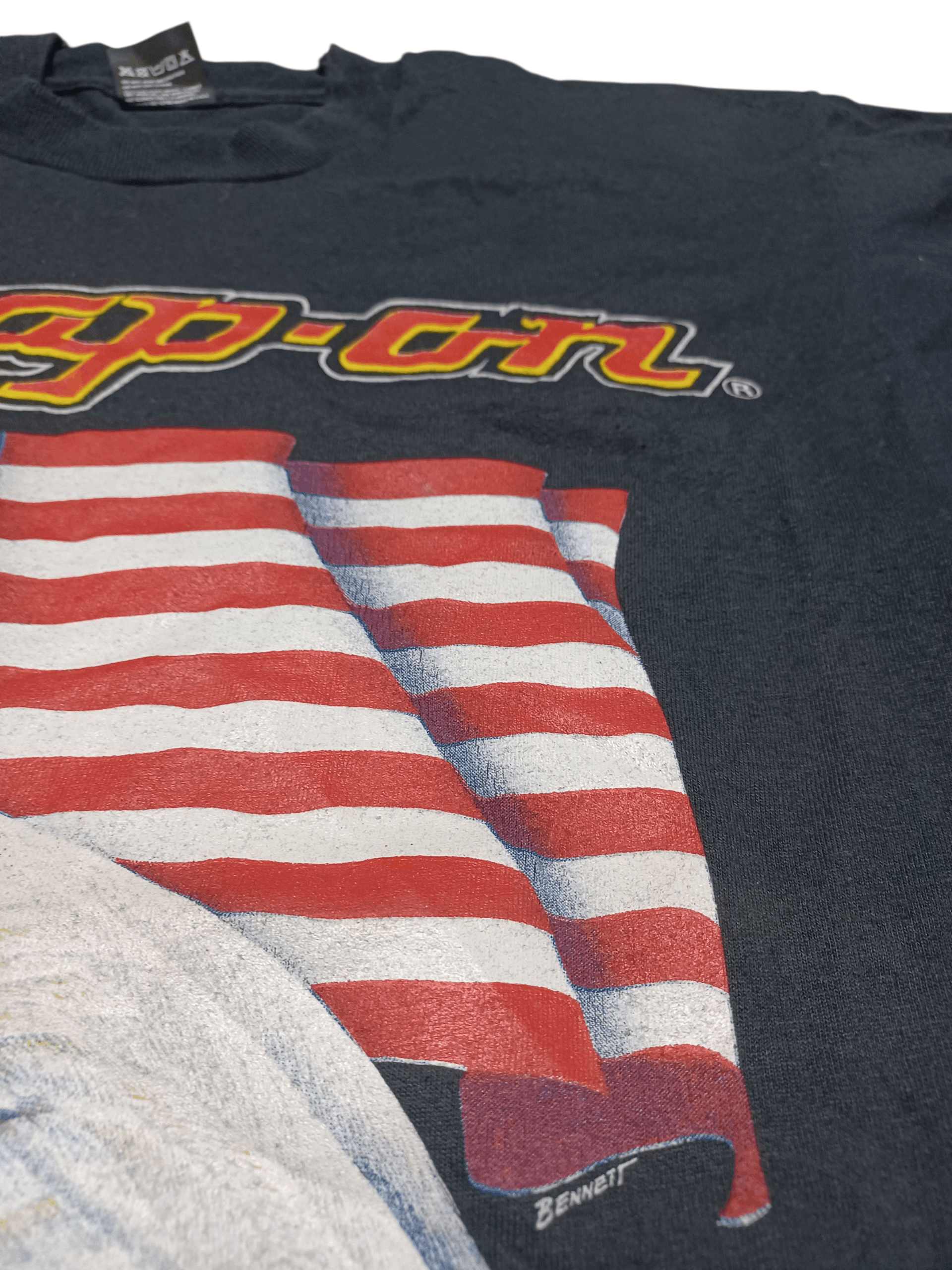 Fruit Of The Loom SNAP-ON VINTAGE 90S 80S MADE IN USA SCREEN STARS TEE Size US L / EU 52-54 / 3 - 3 Thumbnail