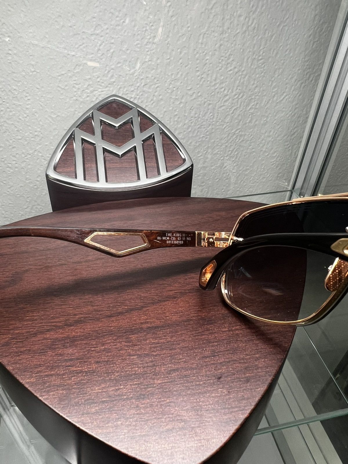 MAYBACH Eyewear Maybach The King II Sunglasses Size ONE SIZE - 4 Thumbnail