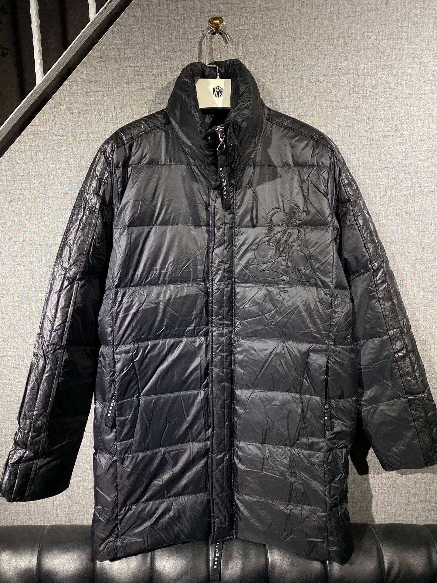 John Richmond Richmond Men's Long Down Jacket Size US M / EU 48-50 / 2 - 1 Thumbnail