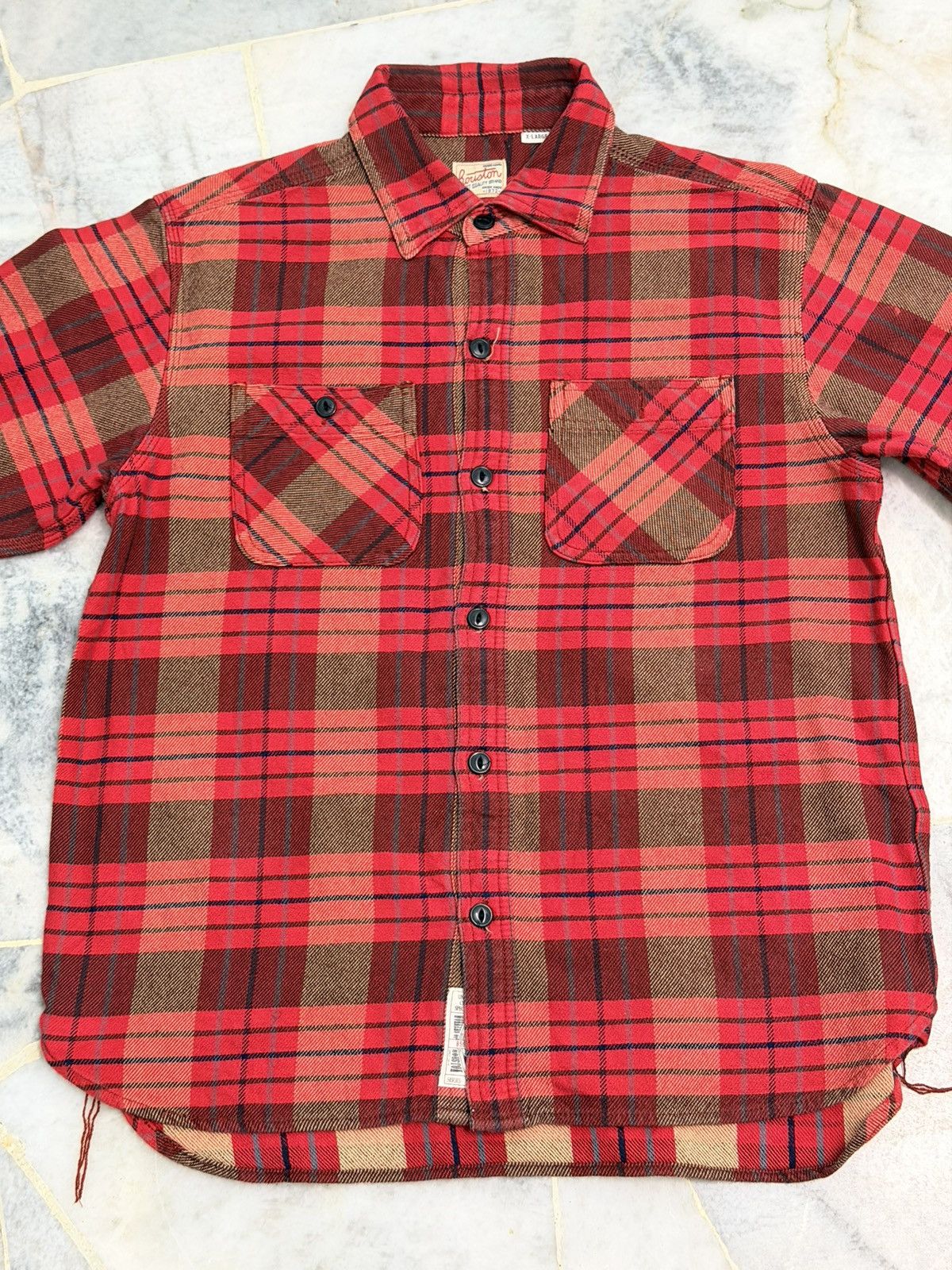 Japanese Brand Houston Flannel Heavy Cotton Union Made Size US XL / EU 56 / 4 - 2 Thumbnail