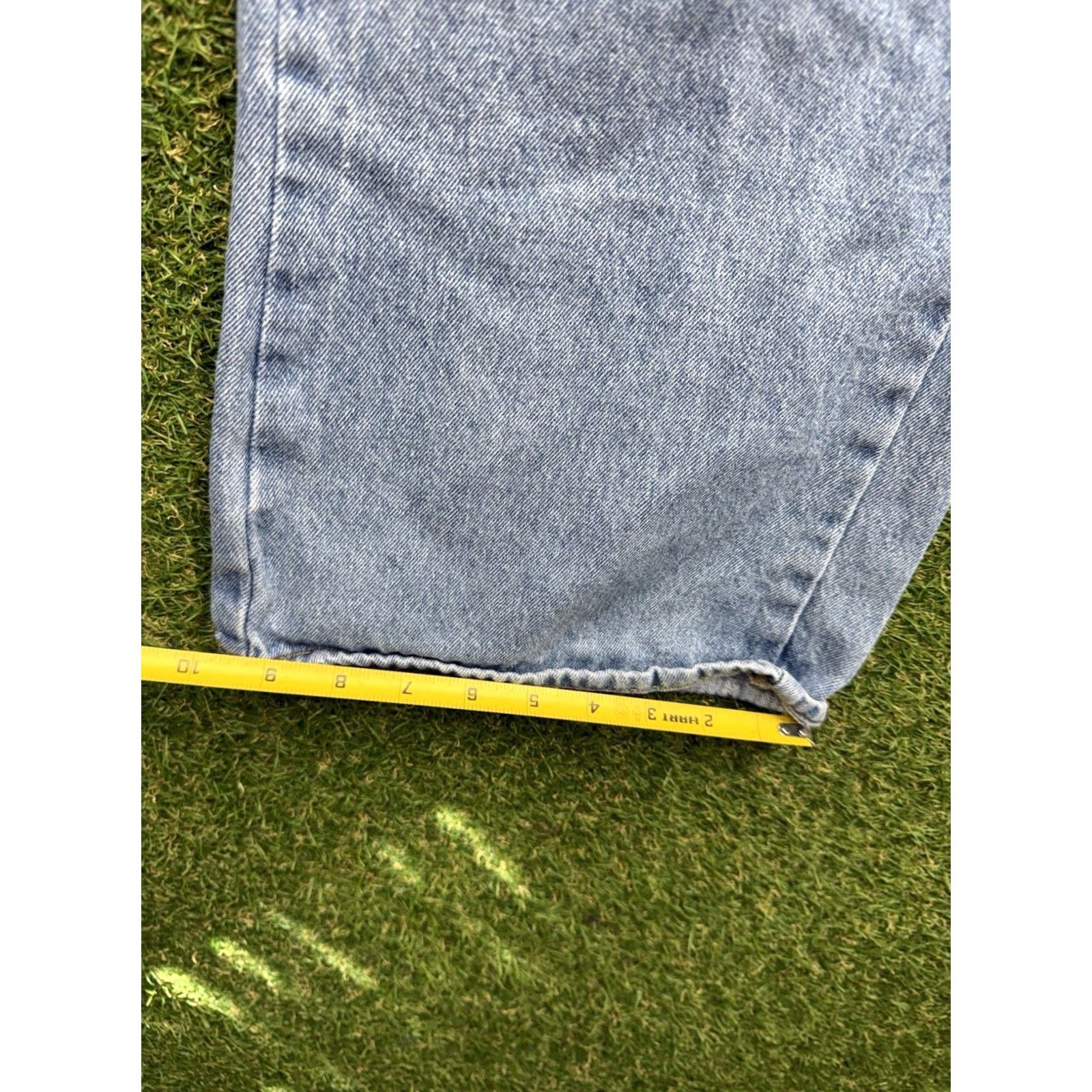Vintage VINTAGE Banjara Jeans Womens 11/29 Light Wash Denim Wide-Leg 31in 29in Cargo Pocket Y2K Grunge Skater Size 32" / US 10 / IT 46 - 3 Thumbnail