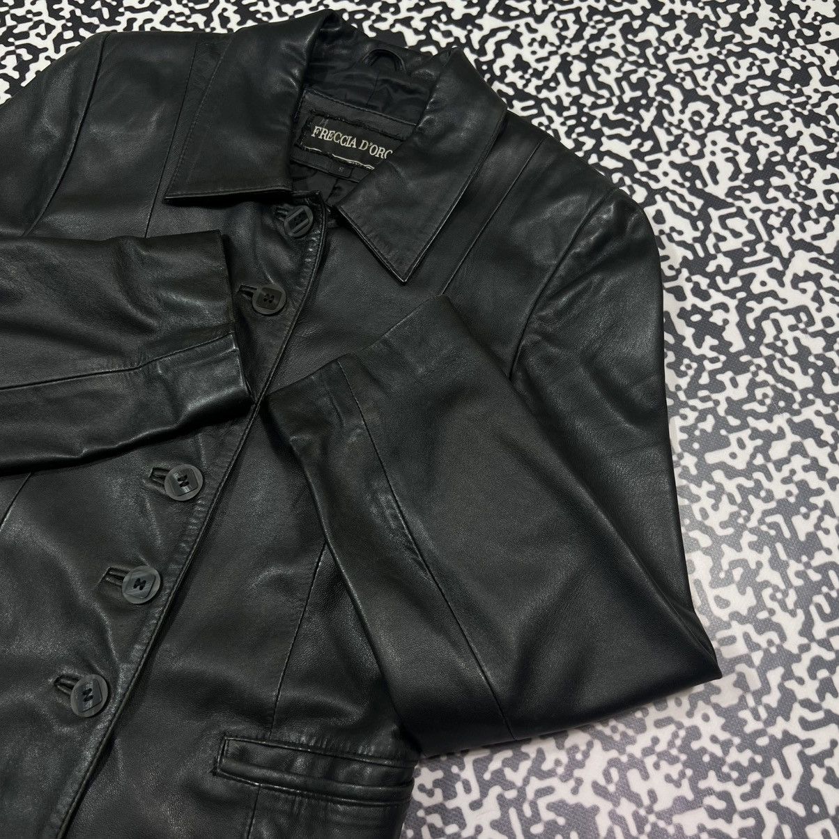 Japanese Brand Vintage Y2K Japanese Leather Jacket Blazer Opium Rick Style Size S / US 4 / IT 40 - 9 Thumbnail
