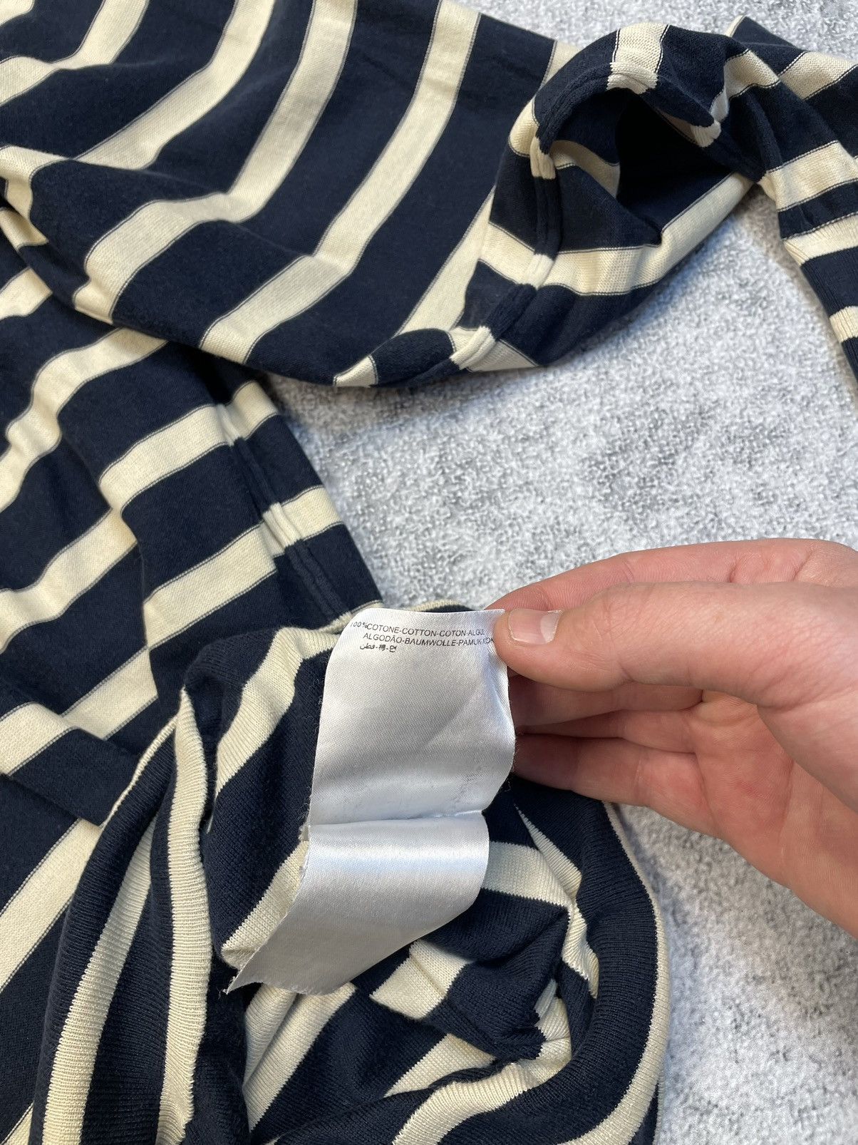 Moncler Moncler striped sweatshirt Jumper Maglione Tricot Girocollo Size US XL / EU 56 / 4 - 11 Thumbnail