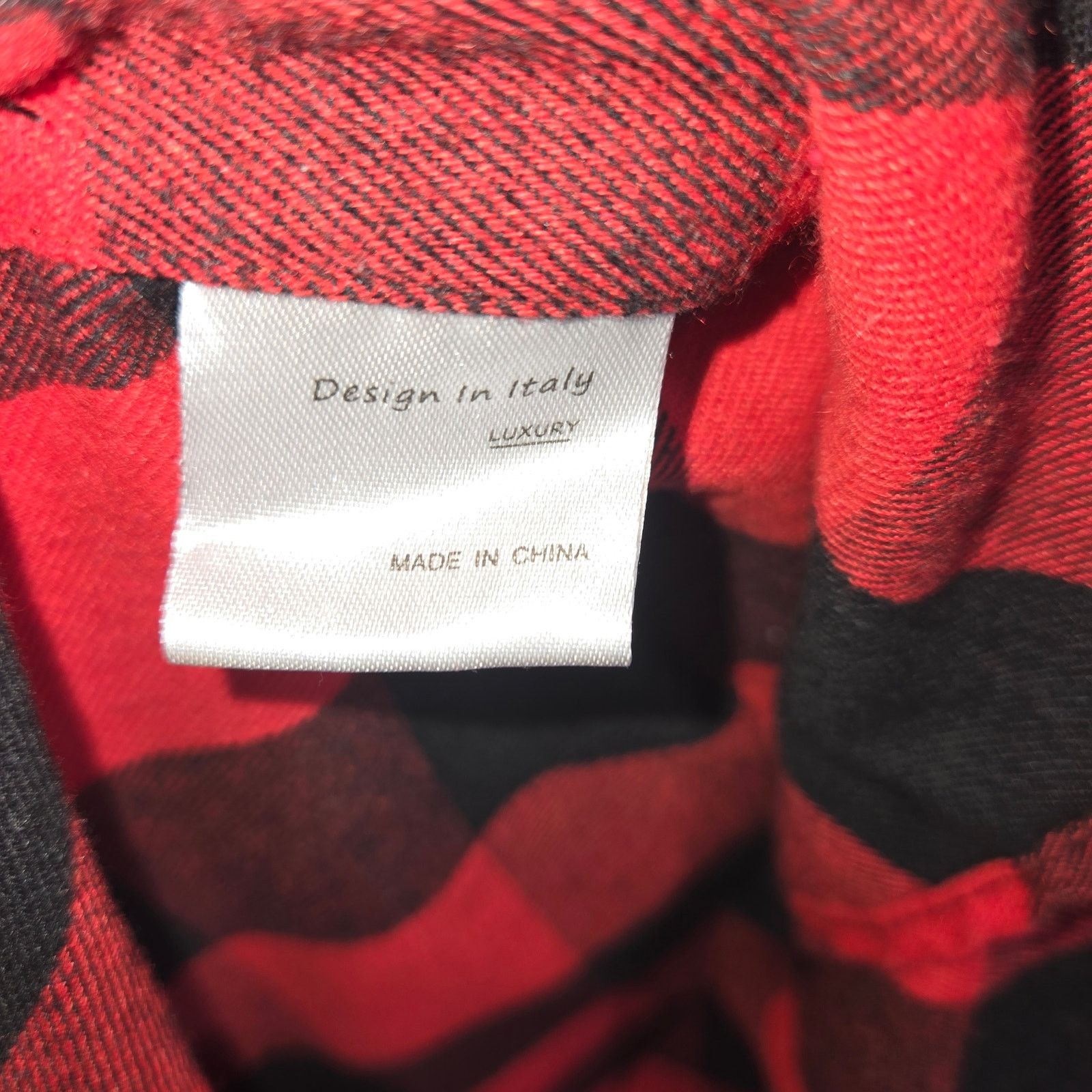Other Design In Italy Men's Flannel Shirt. Size Medium Size US M / EU 48-50 / 2 - 4 Thumbnail