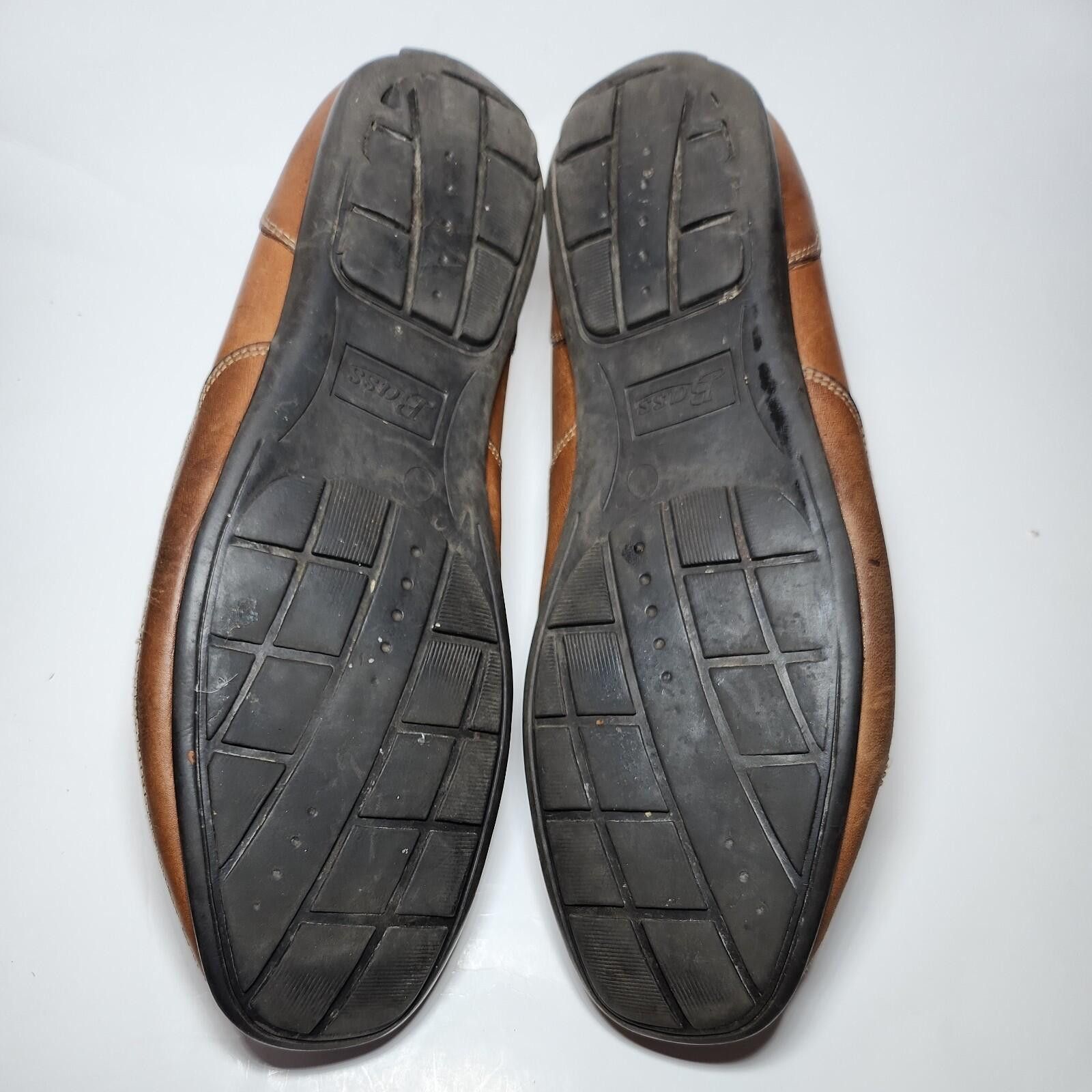 Bass BASS HANK Loafers Slip On Moccasins Shoes 11.5 Brown Leather Size US 11.5 / EU 44-45 - 6 Thumbnail