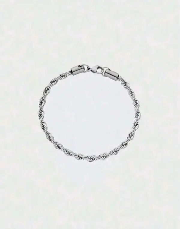 VIBE Twisted Rope Steel Bracelet Size ONE SIZE - 6 Thumbnail