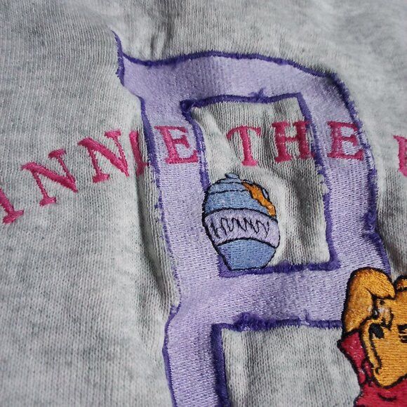 Disney Vintage Disney Winnie The Pooh Embroidered Sweatshirt Size US XL / EU 56 / 4 - 3 Thumbnail