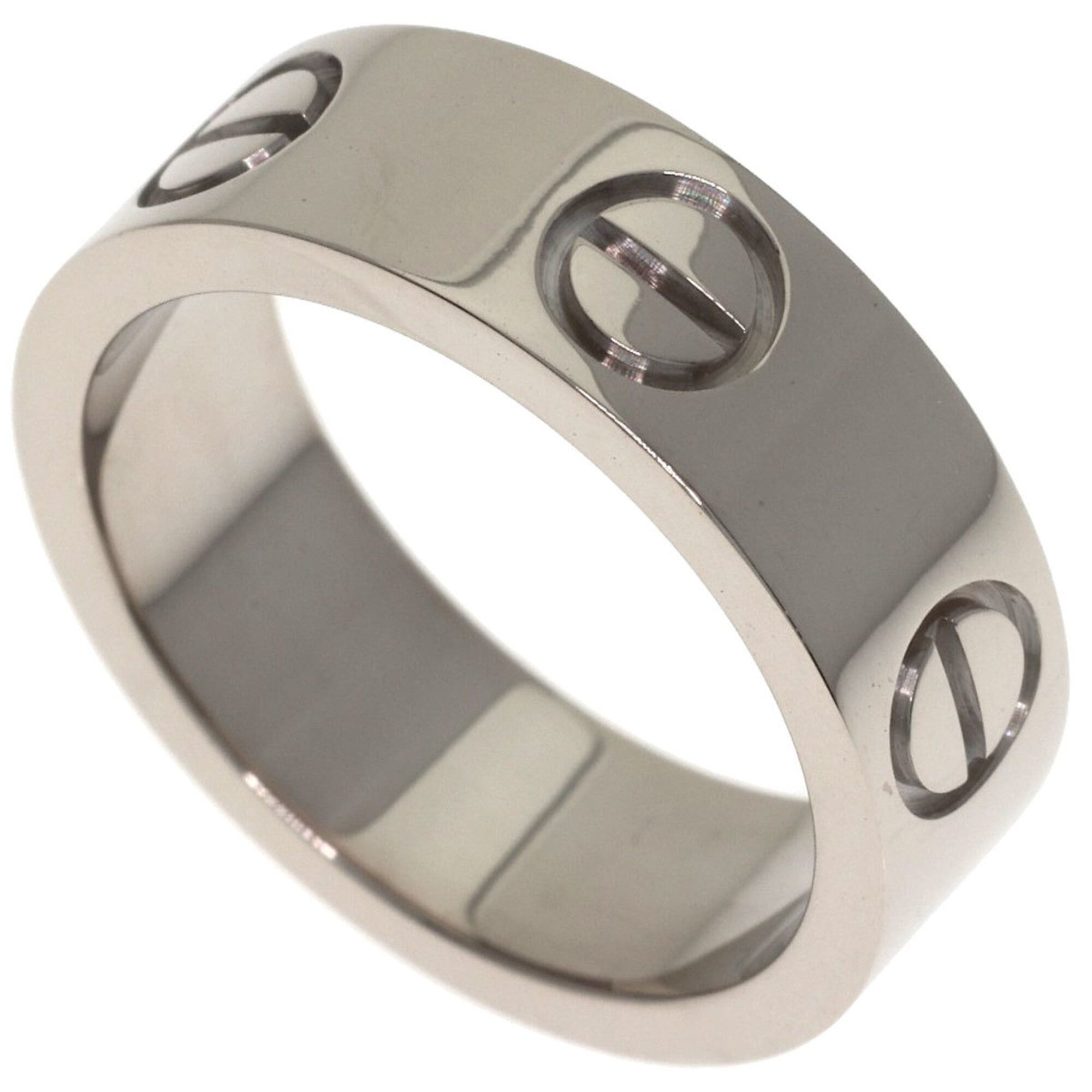 Cartier Cartier Love Ring #47, 18K White Gold, Women's Ring, CARTIER Size ONE SIZE - 1 Thumbnail
