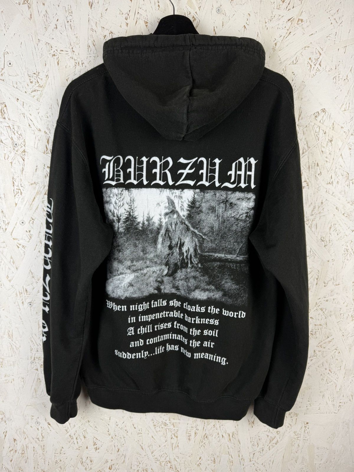 Band Tees Vintage Burzum Filosofem Black Metal Band Hoodie Size M Size US M / EU 48-50 / 2 - 9 Thumbnail