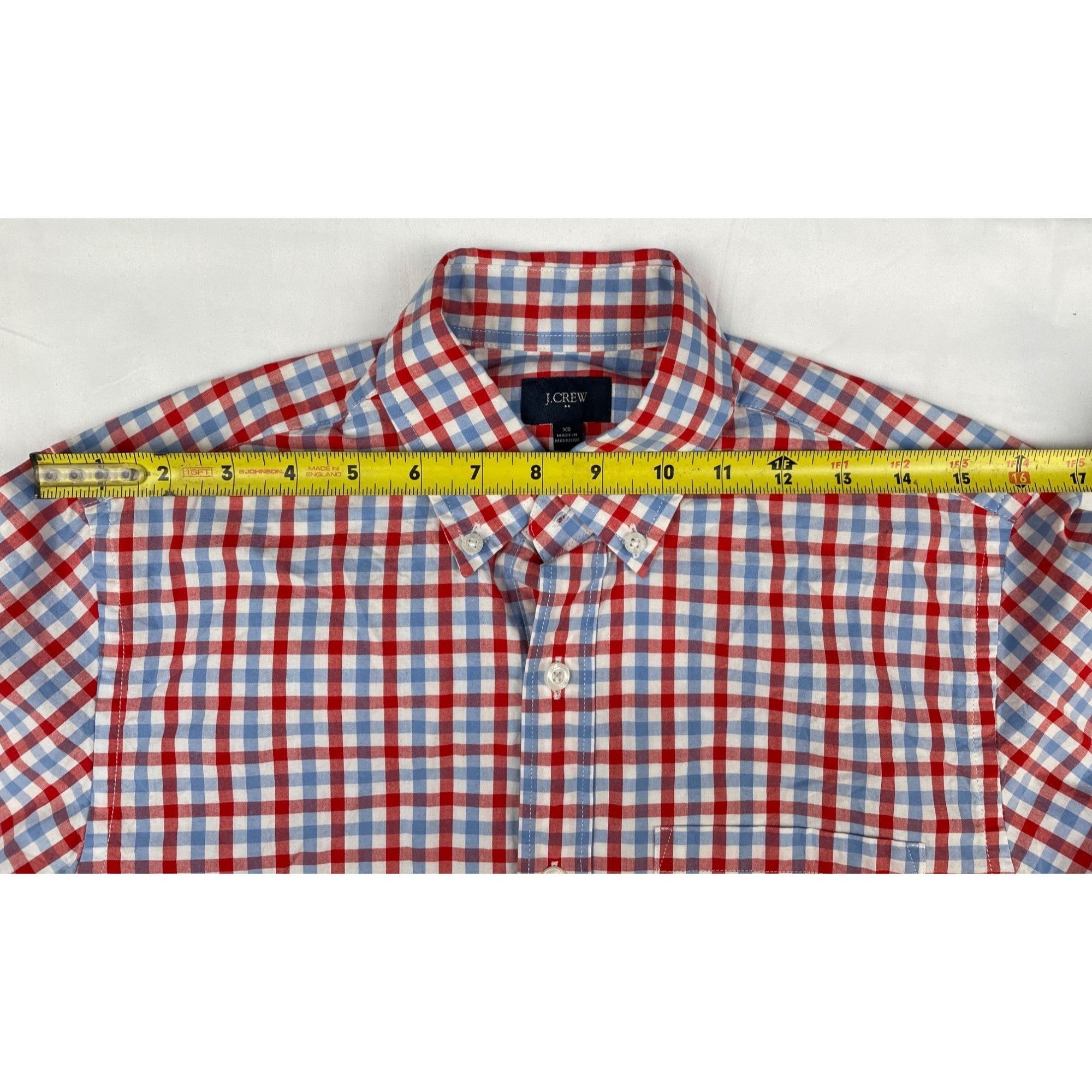Other J Crew Men's Red/White/Blue Button up Shirt/Long Sleeves Siz Size US XS / EU 42 / 0 - 7 Thumbnail