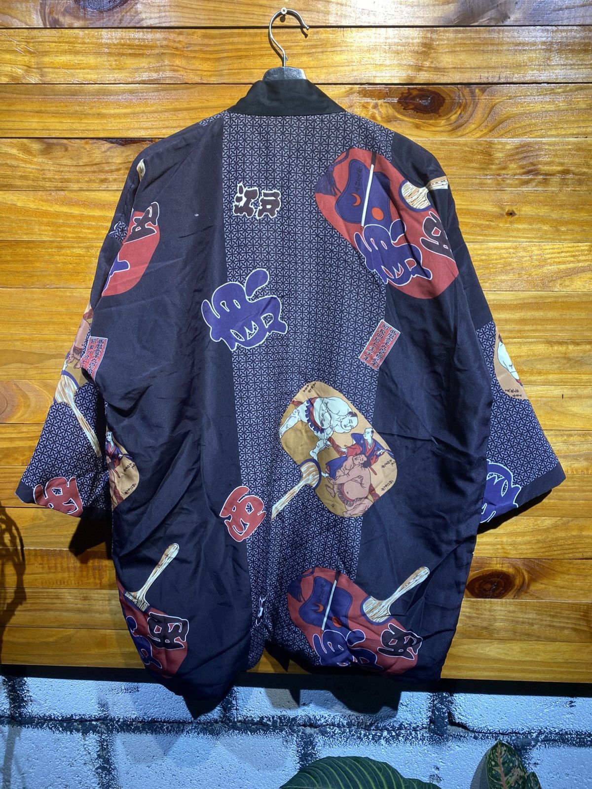 Japanese Brand Vintage Japanese Kimono Jacket – Traditional Ukiyo-e Print Size US L / EU 52-54 / 3 - 12 Thumbnail