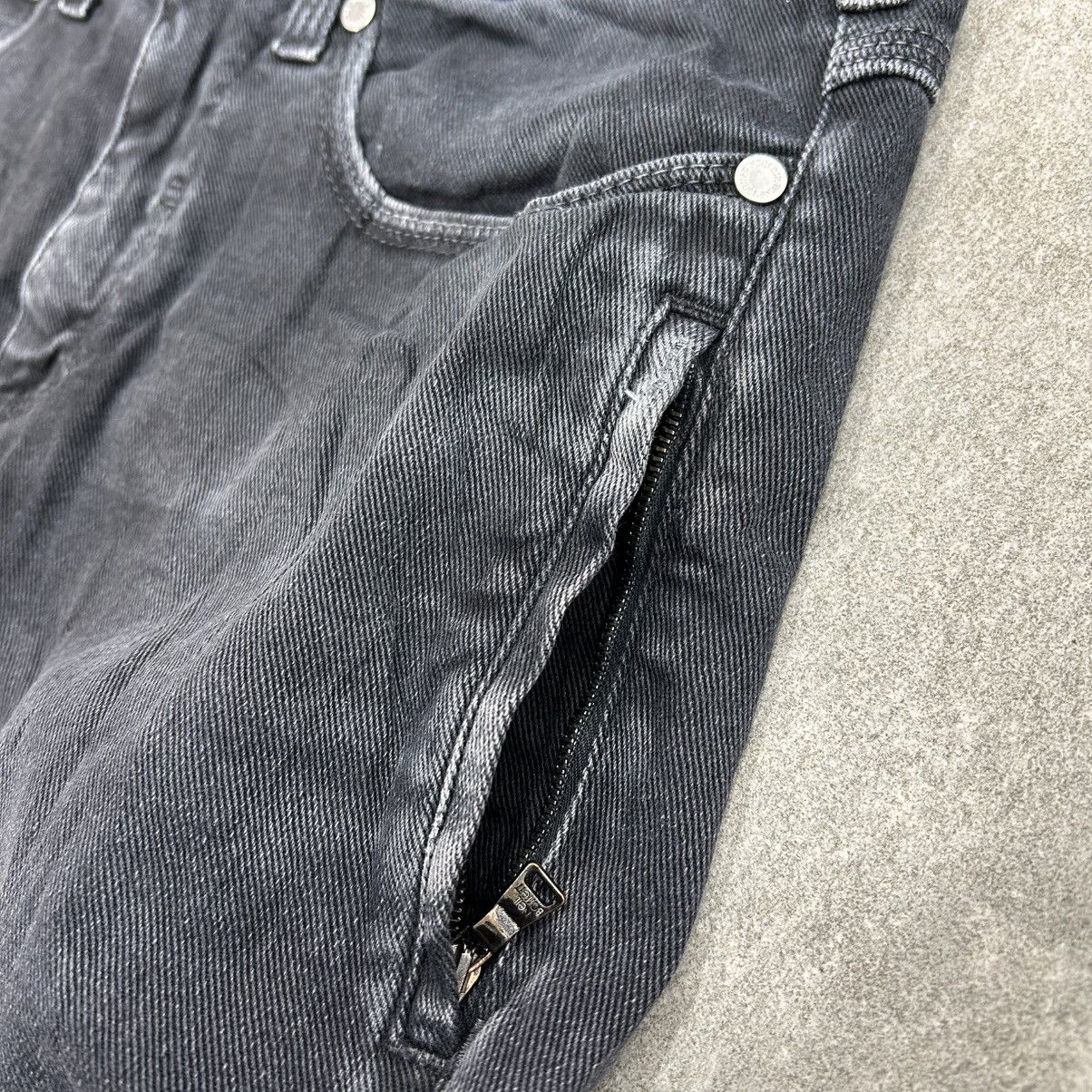 Neil Barrett Vintage Neil Barrett BlackWash Denim Faded Size US 31 - 8 Thumbnail