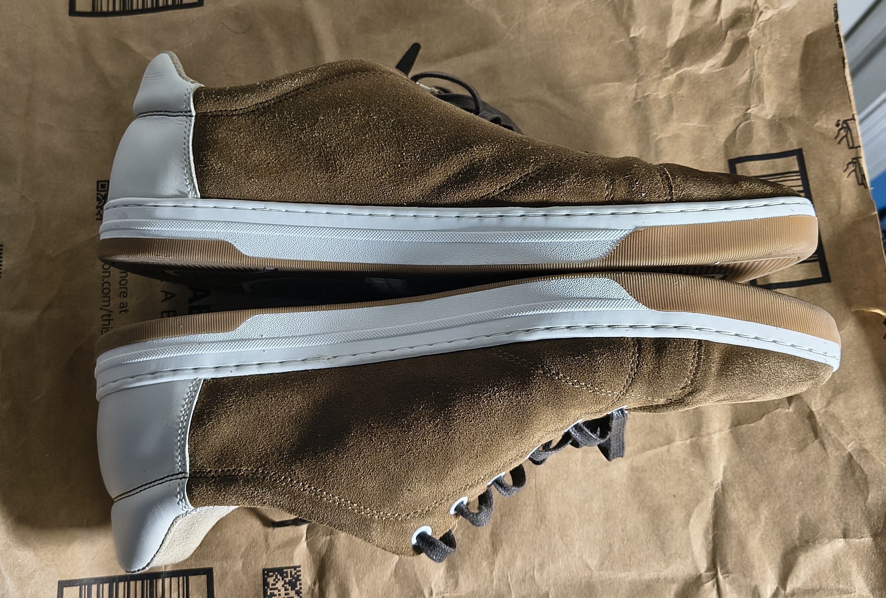 Johnston & Murphy Johnston & Murphy Fenton Sneaker Brown Suede Men 13M Size US 13 / EU 46 - 6 Thumbnail