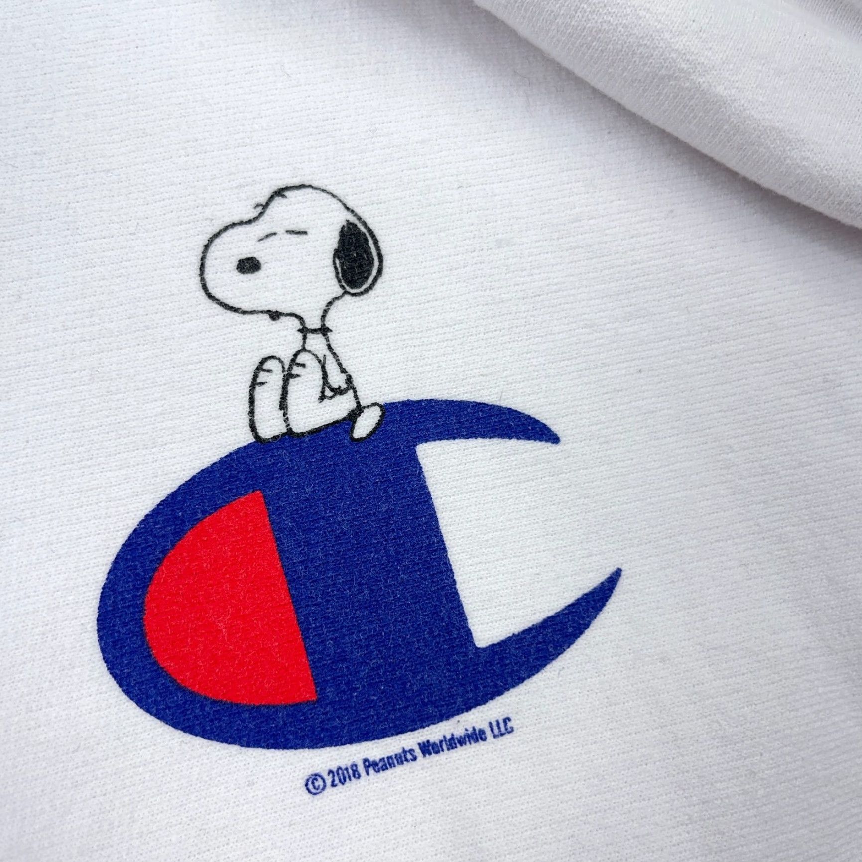 Champion Champion Sweatshirt Men Large White Snoopy Peanuts Retro Pullover Crew Neck Sweatshirt Size US L / EU 52-54 / 3 - 4 Thumbnail
