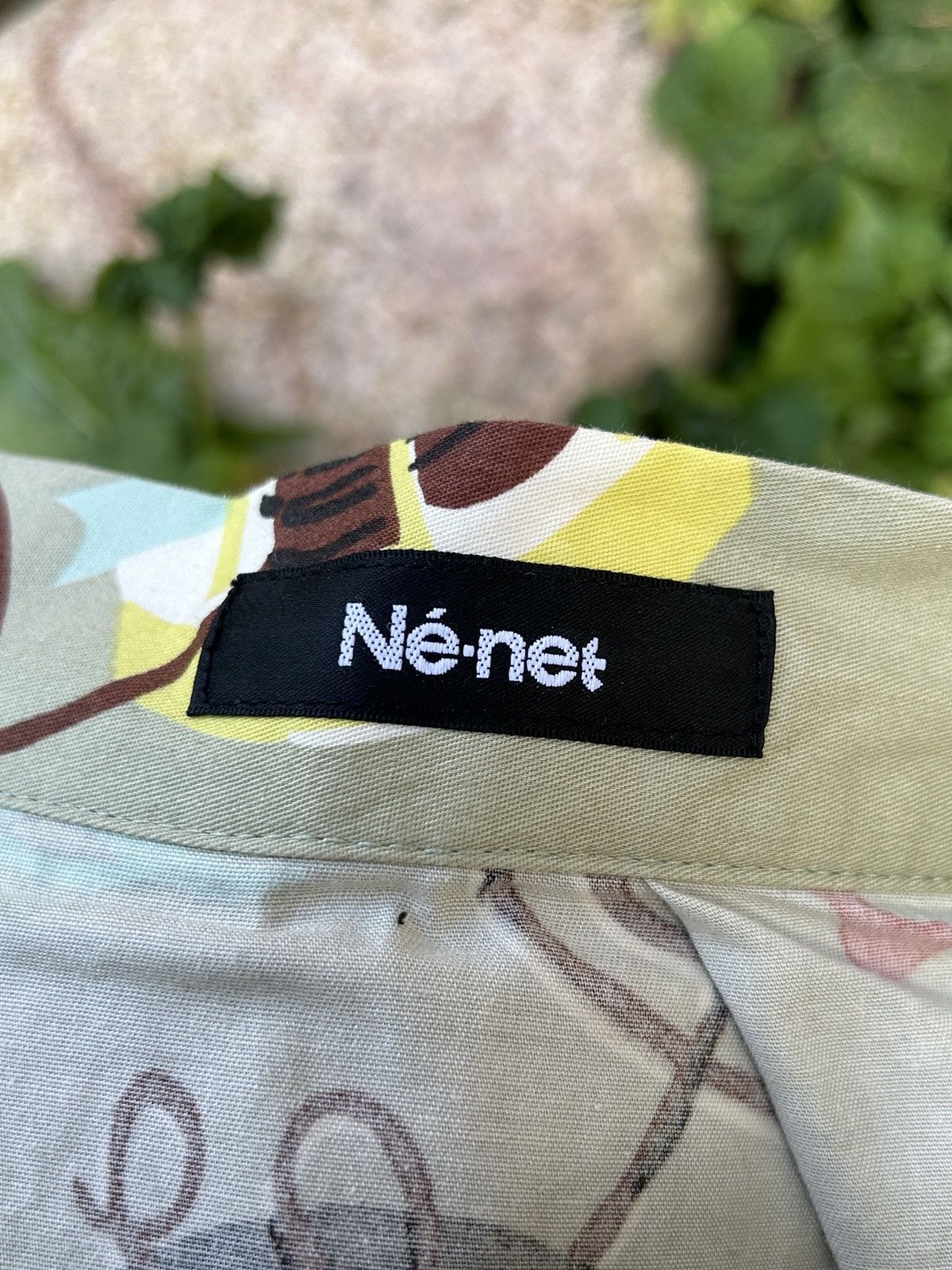 Ne-Net Ne-Net By Issey Miyake Cute Art AOP Midi Skirt Size 1 Size 24" / US 00 / IT 34 - 9 Thumbnail