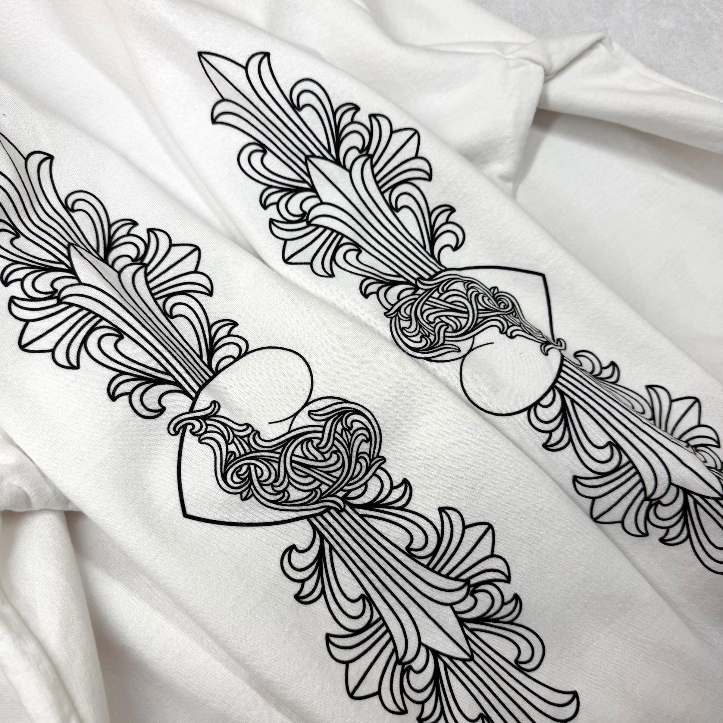 Chrome Hearts Chrome Hearts Love You Floral Crewneck XL Size US XL / EU 56 / 4 - 4 Thumbnail