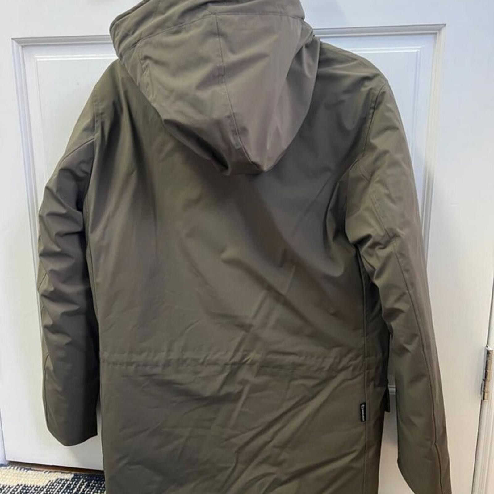 Woolrich Woolen Mills Arctic Parka in Stretch Nylon - Men - Green Size US S / EU 44-46 / 1 - 4 Thumbnail