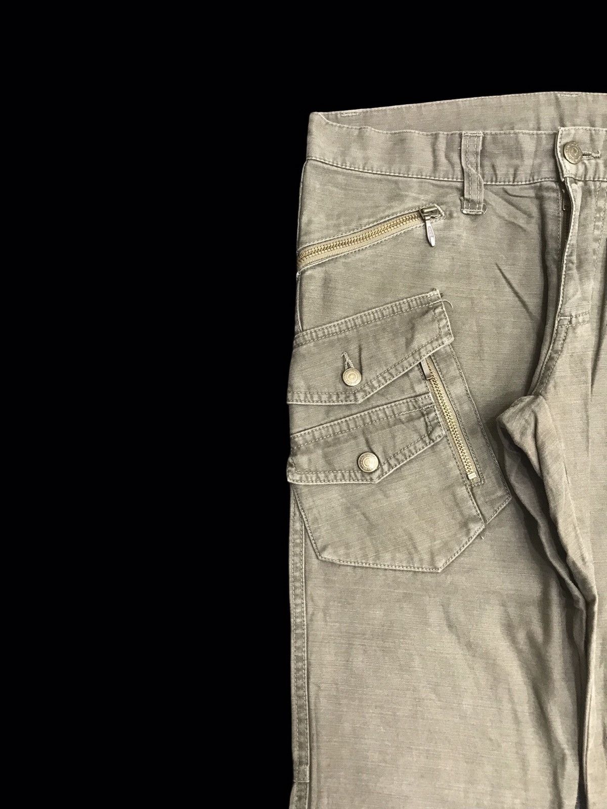 Tornado Mart 💥FLARE💥TORNADO MART Low Rise Flare Multipockets Pant F34 Size US 29 - 6 Thumbnail