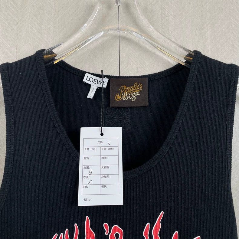 Loewe Loewe Paula's Ibiza Black Tank Top Size US S / EU 44-46 / 1 - 2 Thumbnail
