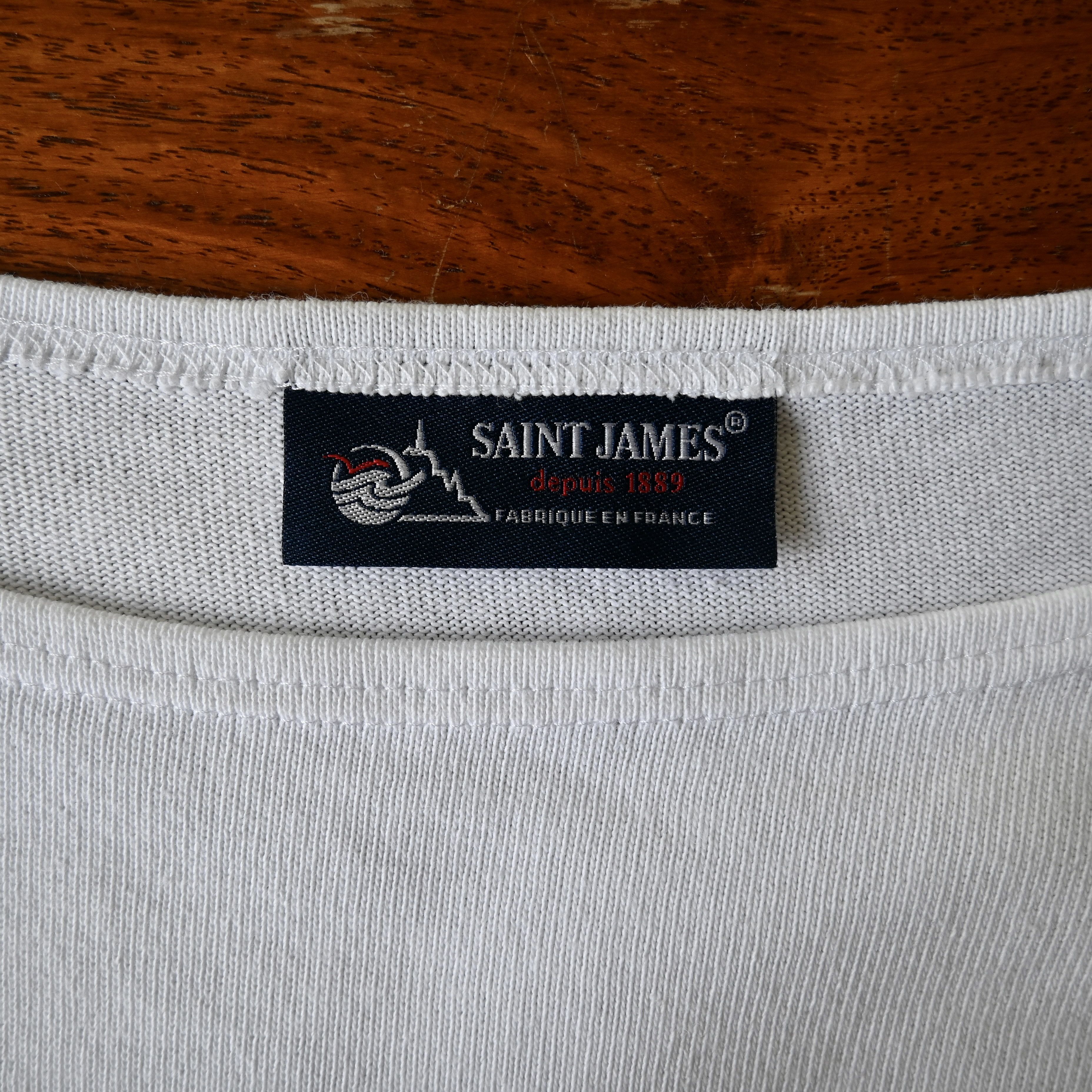 Saint James SAINT JAMES "OUESSON" heavyweight solid breton shirt, 4/M Size US M / EU 48-50 / 2 - 8 Thumbnail