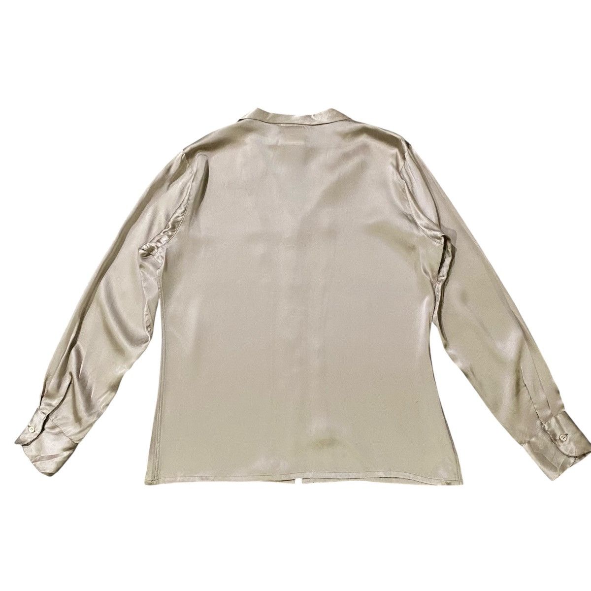 agnes b. ‼️LAST DROP‼️Agnès b Silk Blouse Vintage Minimalist Luxury Size S / US 4 / IT 40 - 8 Thumbnail