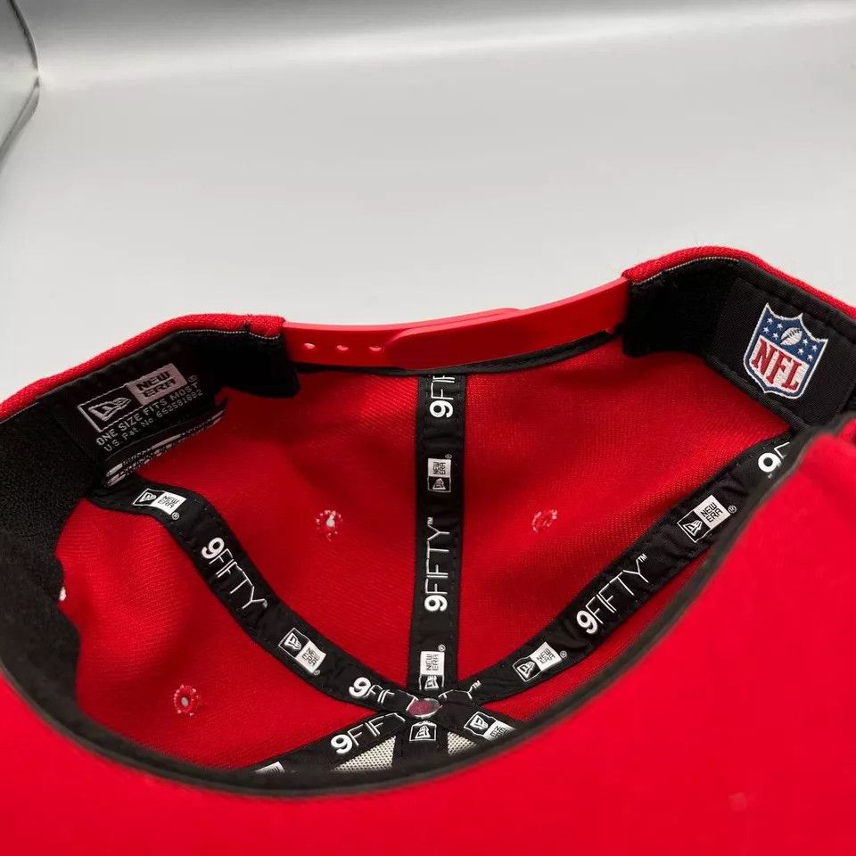 New Era San Francisco 49ers Hat Men Red Stretch Snap Back Cap New Size ONE SIZE - 7 Thumbnail